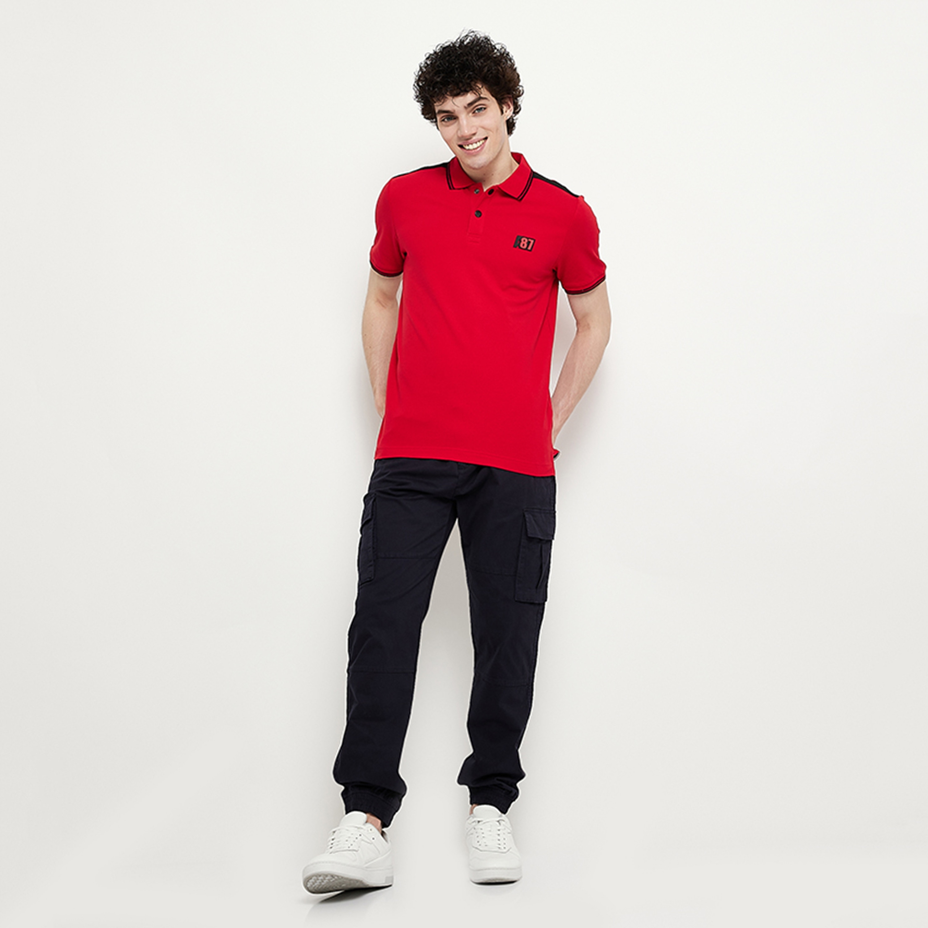 بنطال رياضي مطاطي متوسط الارتفاع للرجال من أيروبوستال-men-clothing-bottoms-joggers-image-6