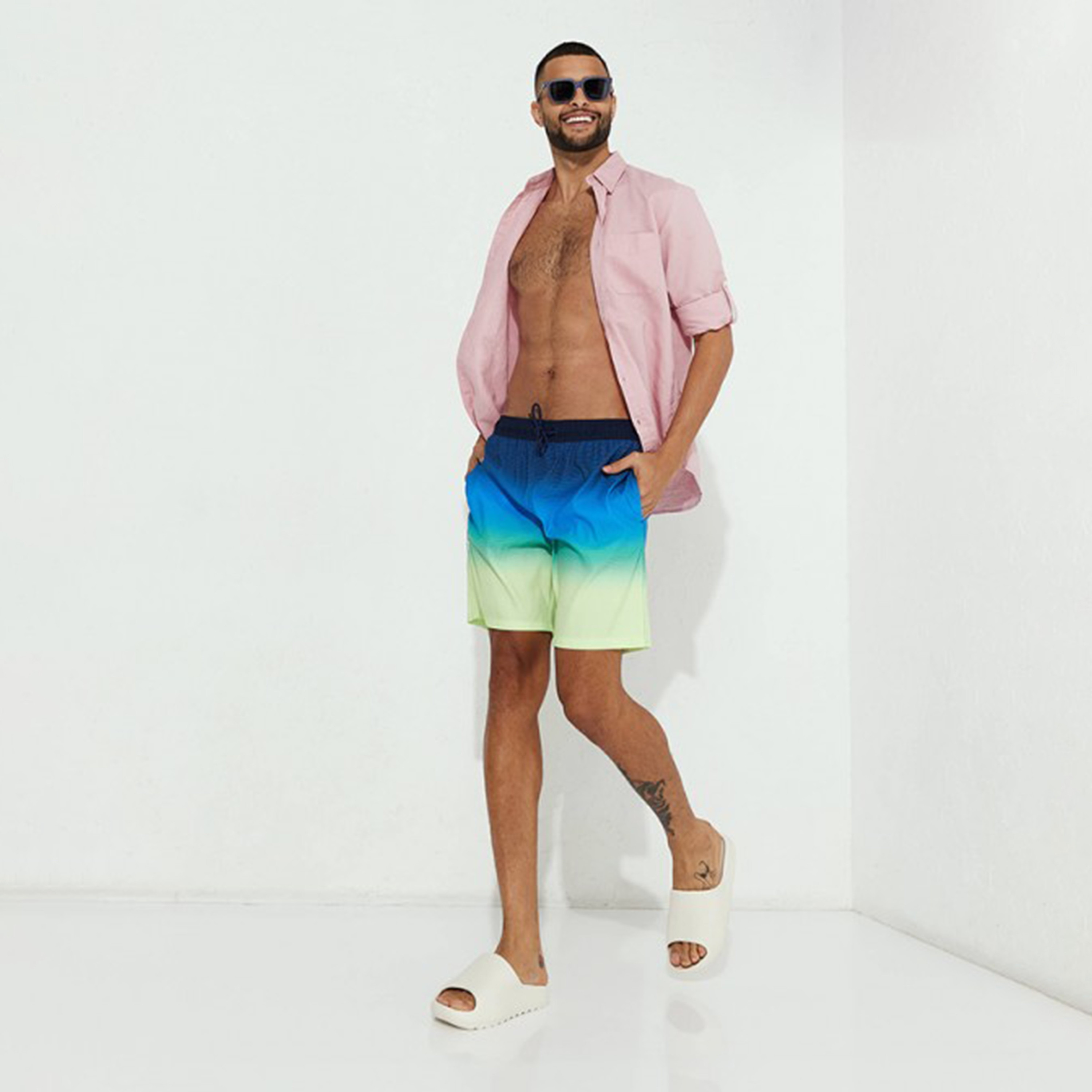 Aeropostale Ombre Print Mid-Rise Drawstring Swim Shorts-men-clothing-bottoms-shorts-image-2