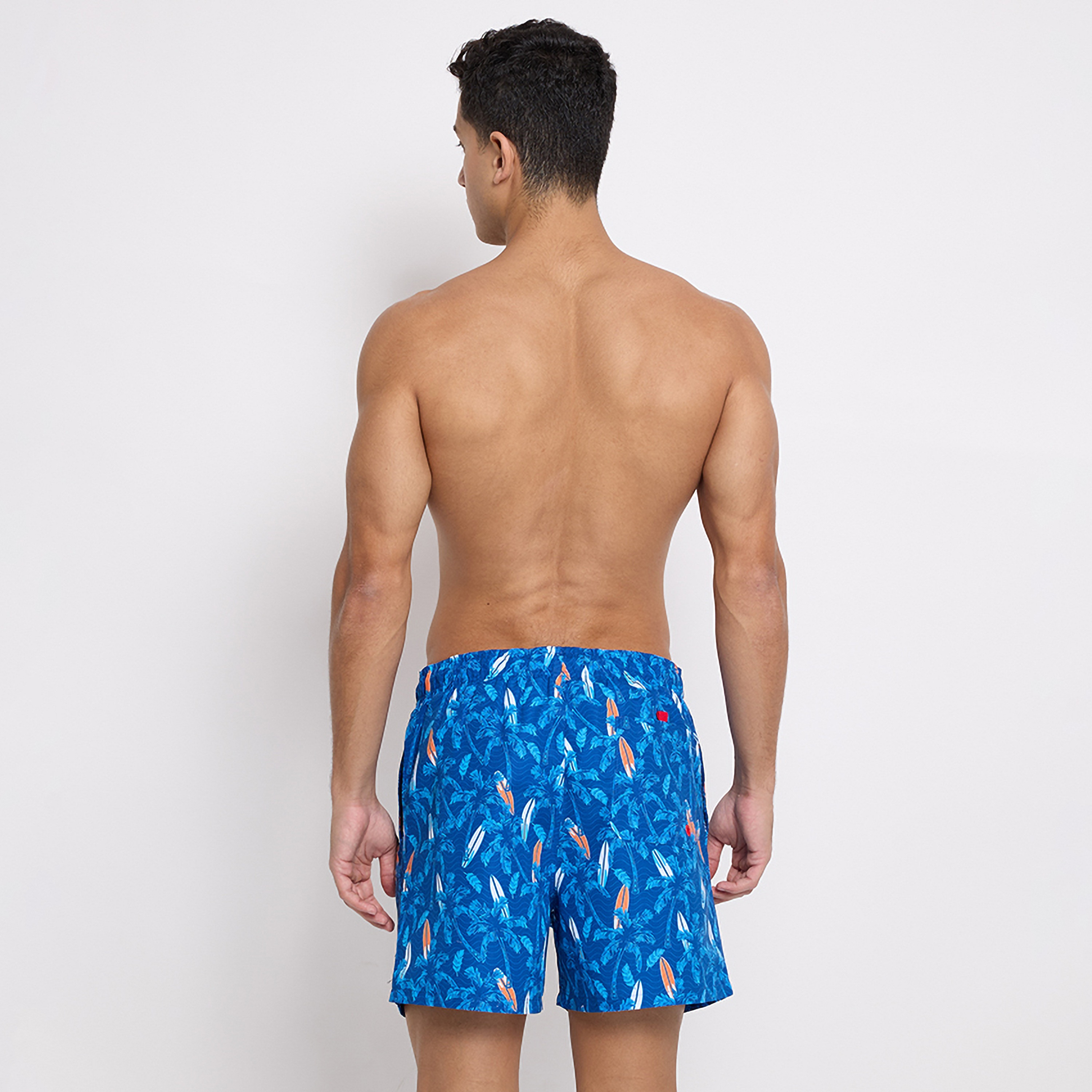 شورت سباحة ذو مطبوع برباط منخفض الارتفاع من ايروبوستال-men-clothing-bottoms-shorts-image-4