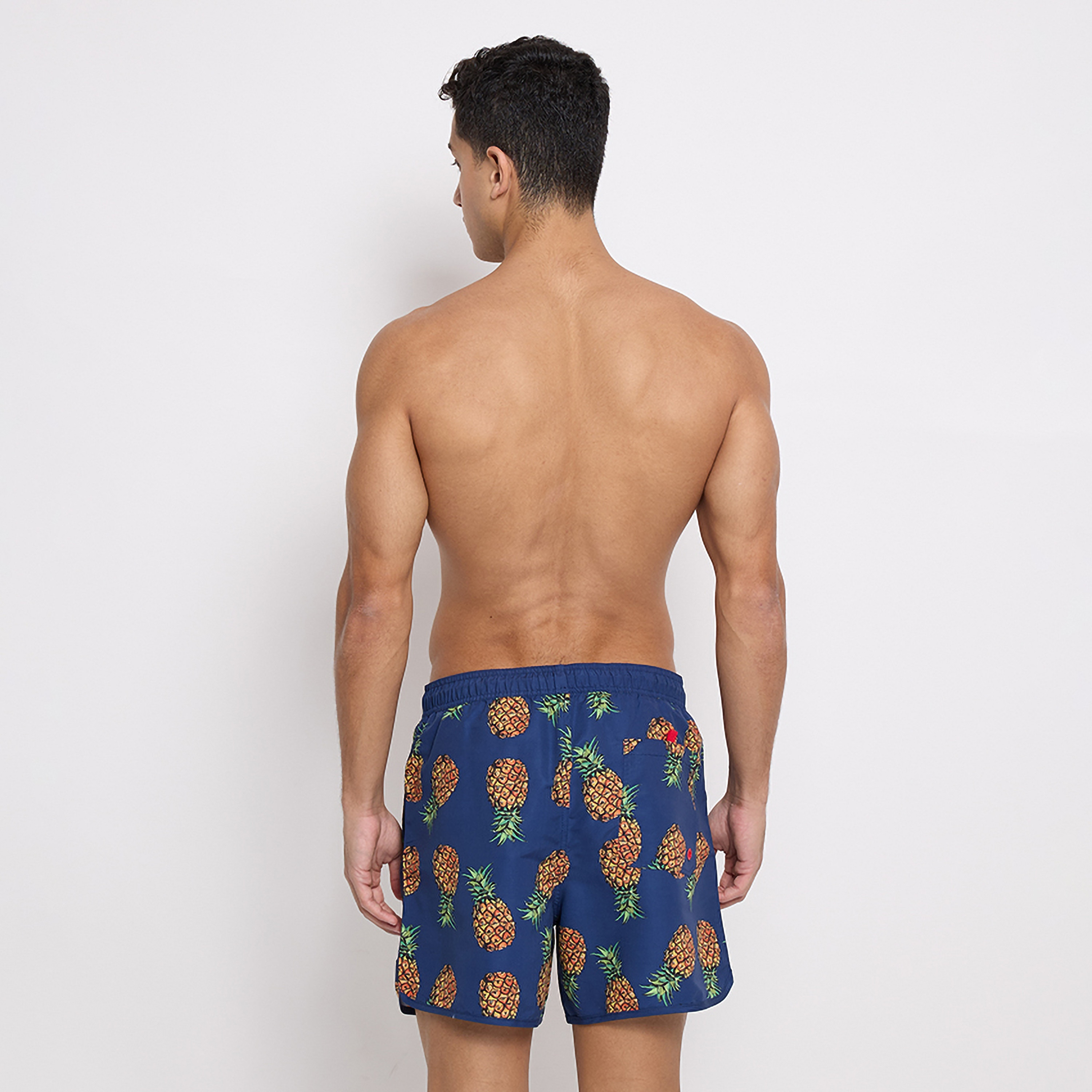 شورت سباحة ذو مطبوع برباط منخفض الارتفاع من ايروبوستال-men-clothing-bottoms-shorts-image-4