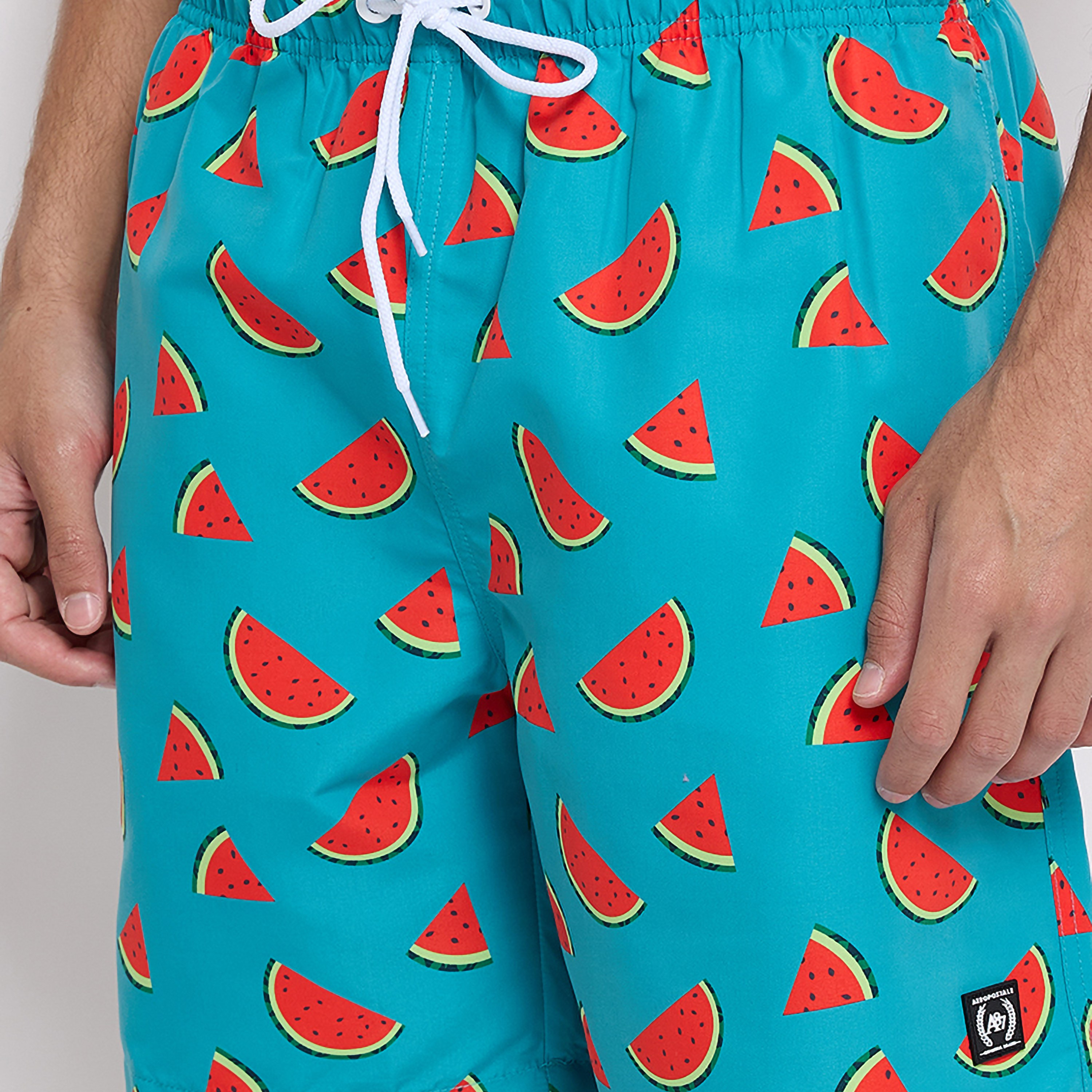 Aeropostale Printed Low Rise Drawstring Swim Shorts-men-clothing-bottoms-shorts-image-3