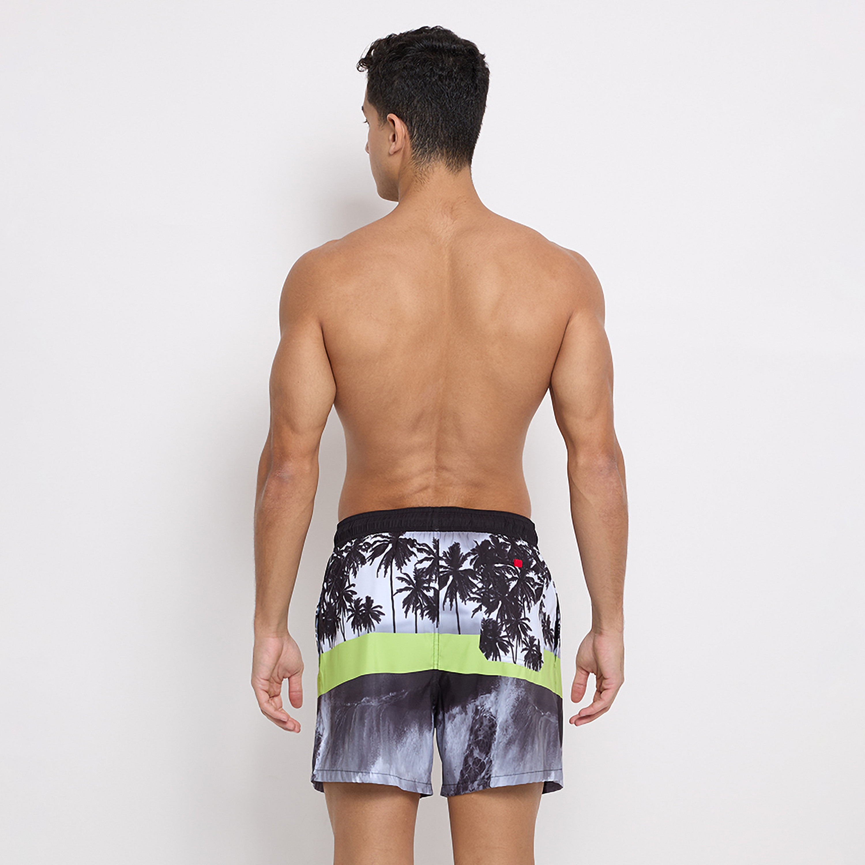 شورت سباحة ذو مطبوع برباط منخفض الارتفاع من ايروبوستال-men-clothing-bottoms-shorts-image-4
