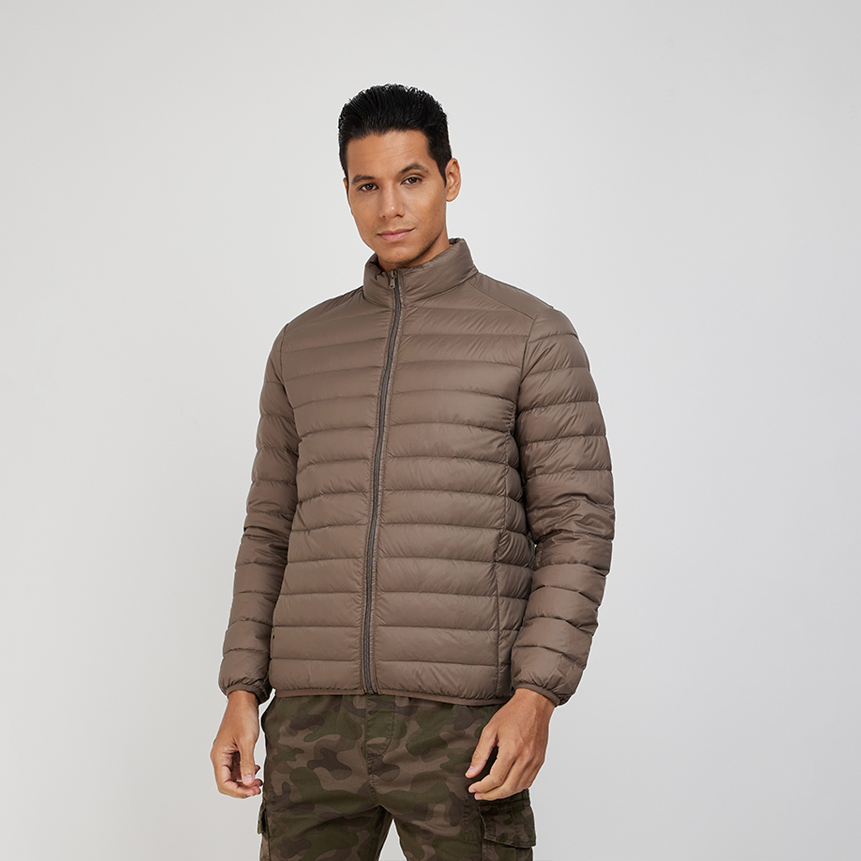 Aeropostale Men's Solid High Neck Quilted Long Sleeve Puffer Jacket-men-clothing-jacketsandblazers-jackets-image-1