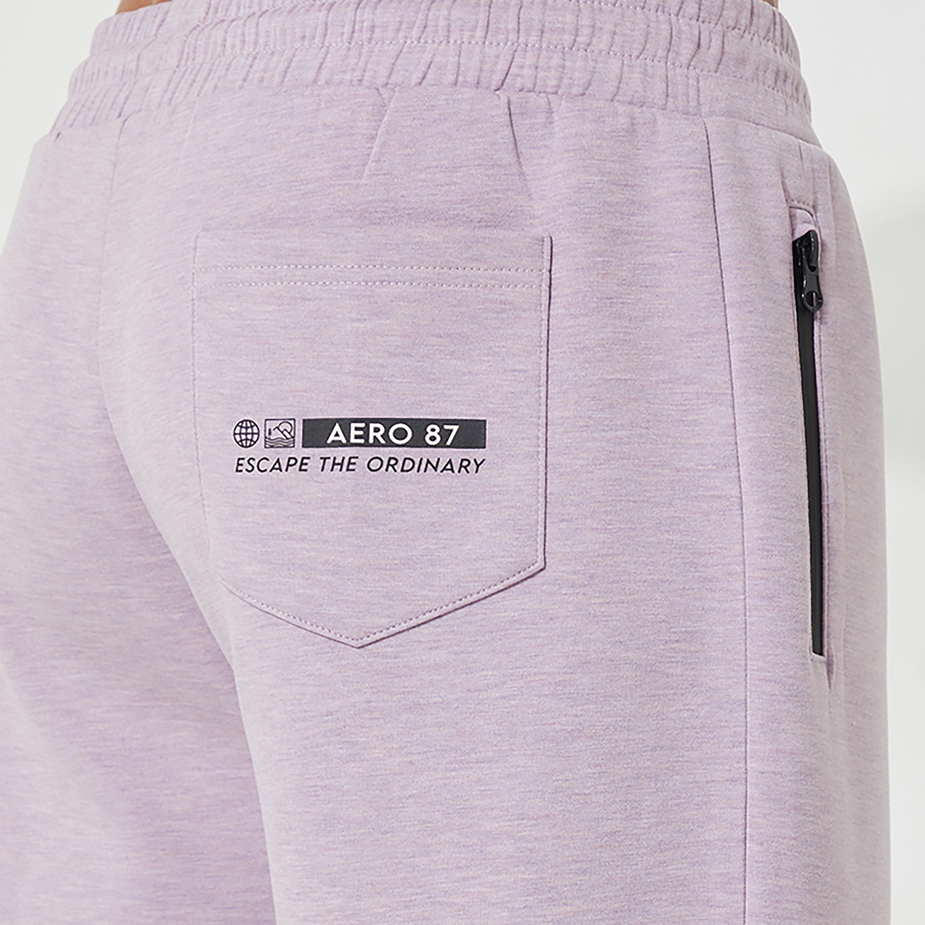 Aeropostale Plain Low-Rise Drawstring Men's Joggers-men-clothing-bottoms-joggers-image-3