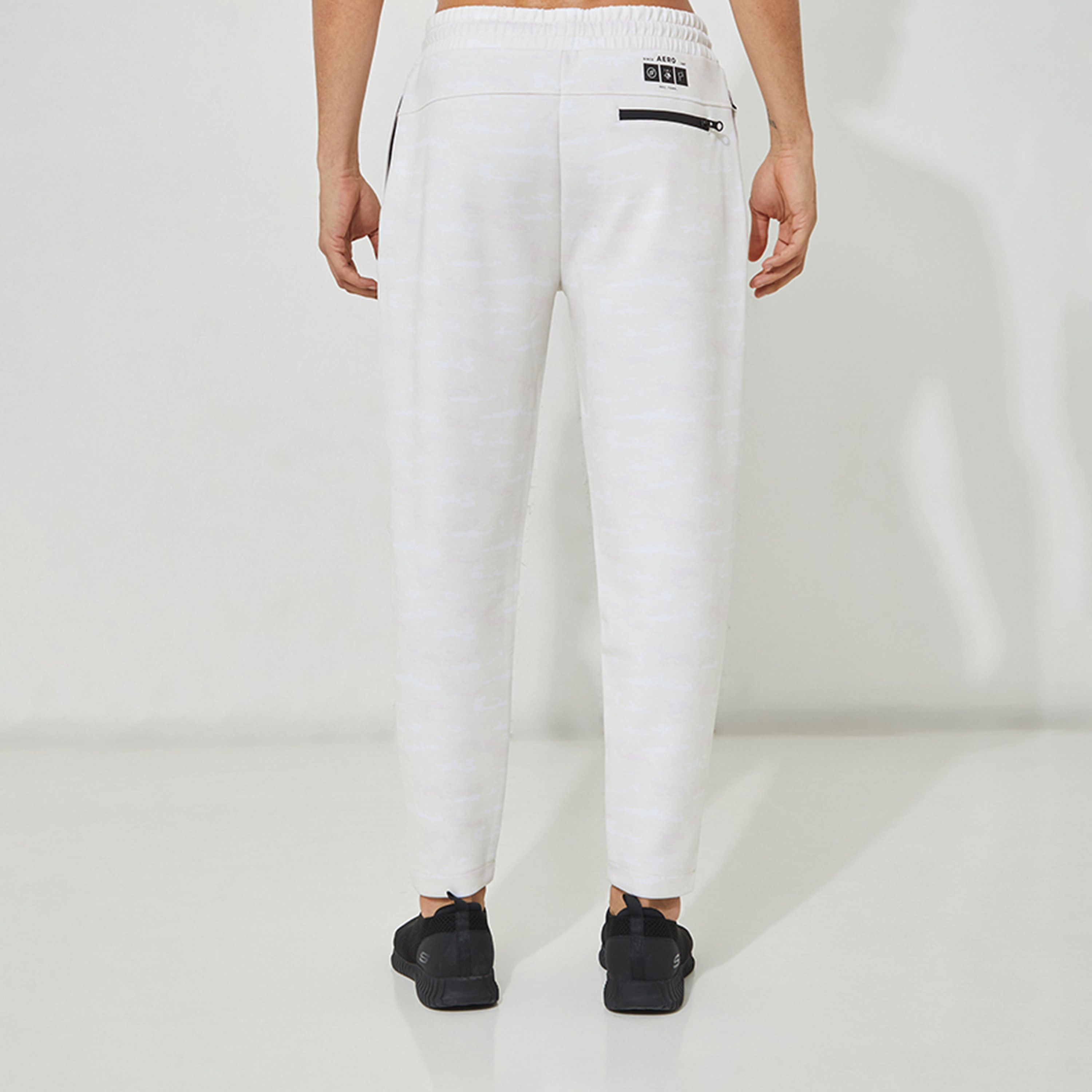 Aeropostale Men's Solid Flexi Waist Drawstring Knit Joggers-men-clothing-bottoms-joggers-image-4