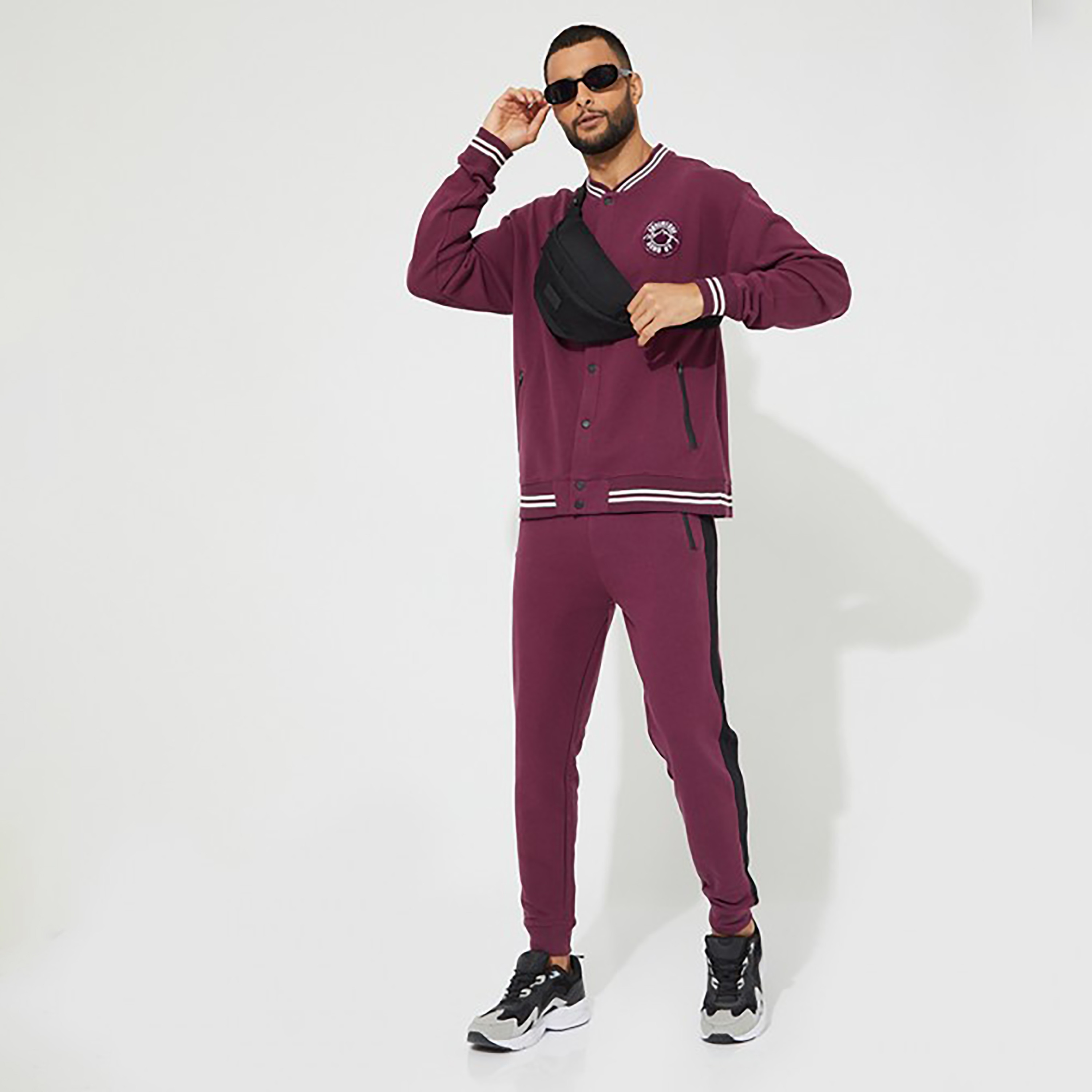 جوغر من ايروبوستال سادة برباط ذو متوسط الارتفاع-men-clothing-bottoms-joggers-image-2