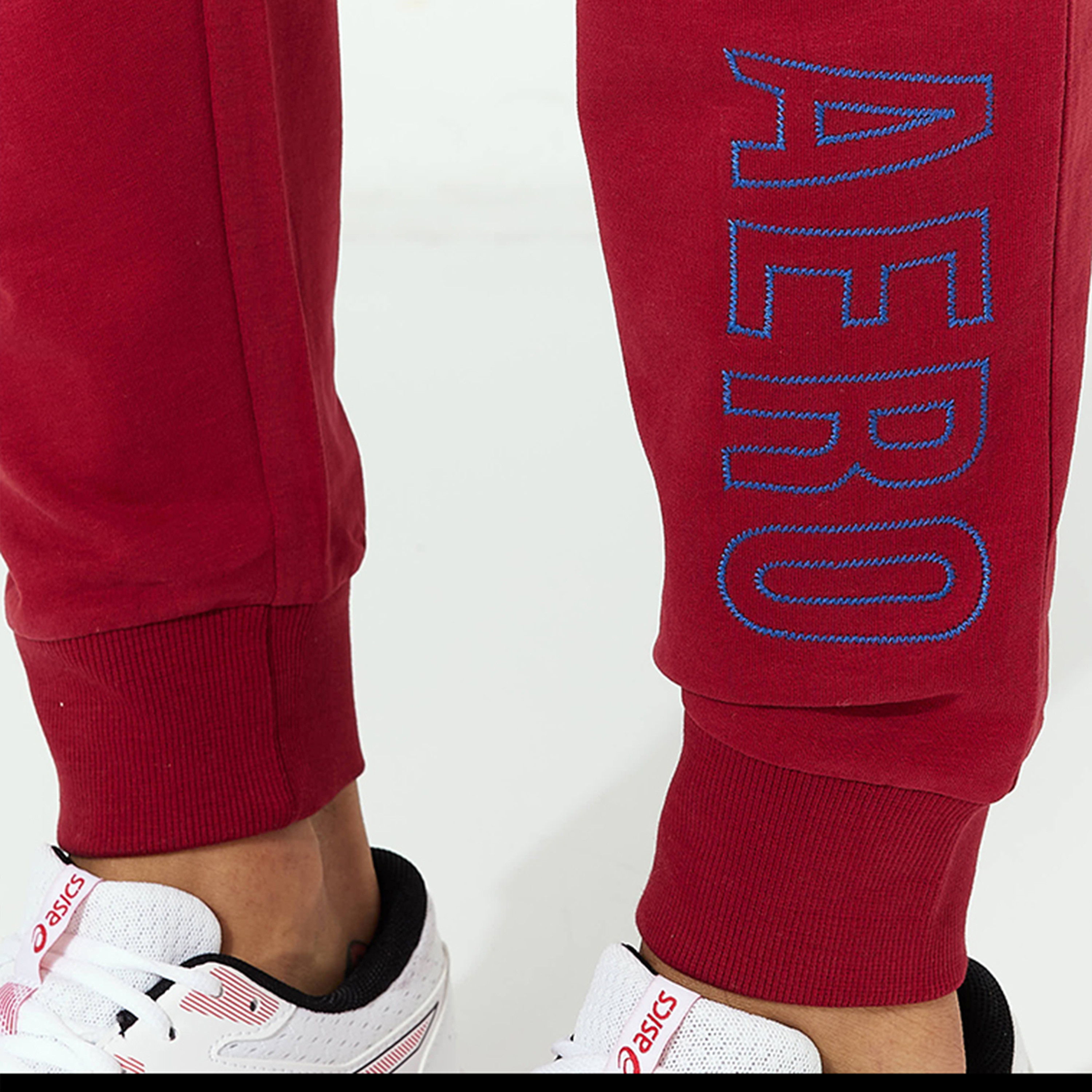 Aeropostale Men's Solid Flexi Waist Drawstring Knit Joggers-men-clothing-bottoms-joggers-image-3