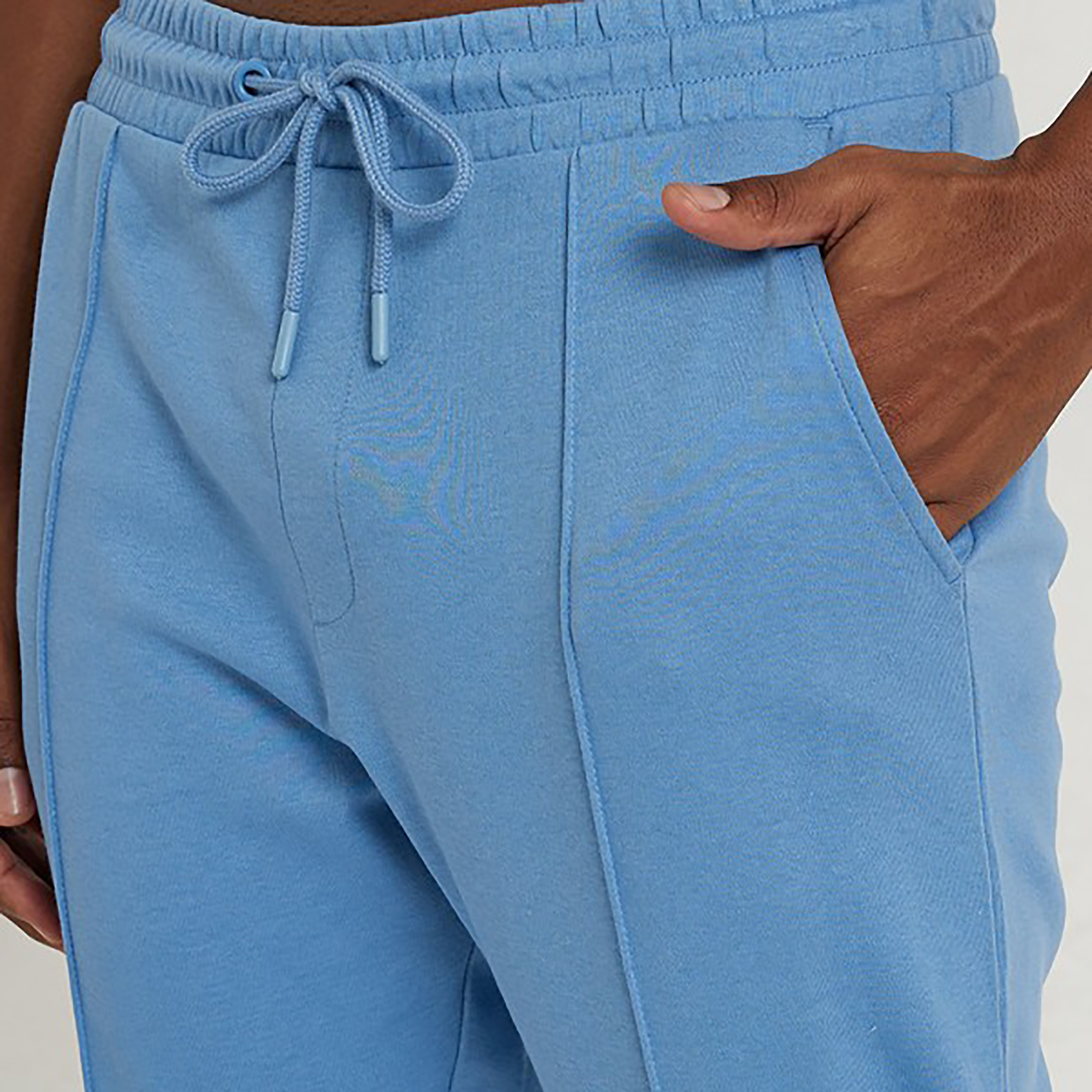 بنطال رياضة من ايروبوستال سادة برباط ذو متوسط الارتفاع-men-clothing-bottoms-joggers-image-3