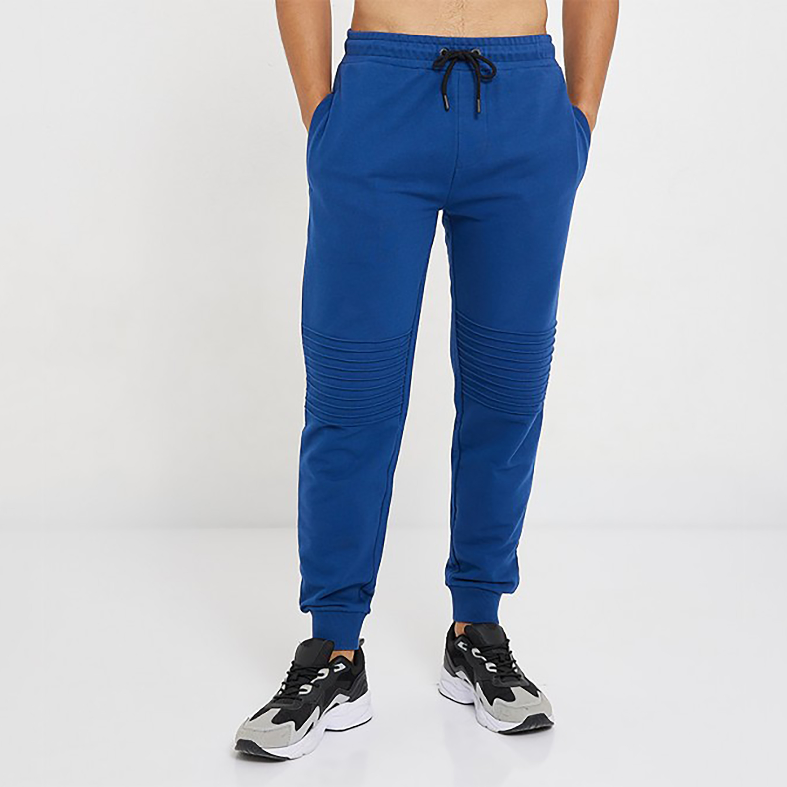 Aeropostale Plain Mid-Rise Drawstring Joggers-men-clothing-bottoms-joggers-image-1