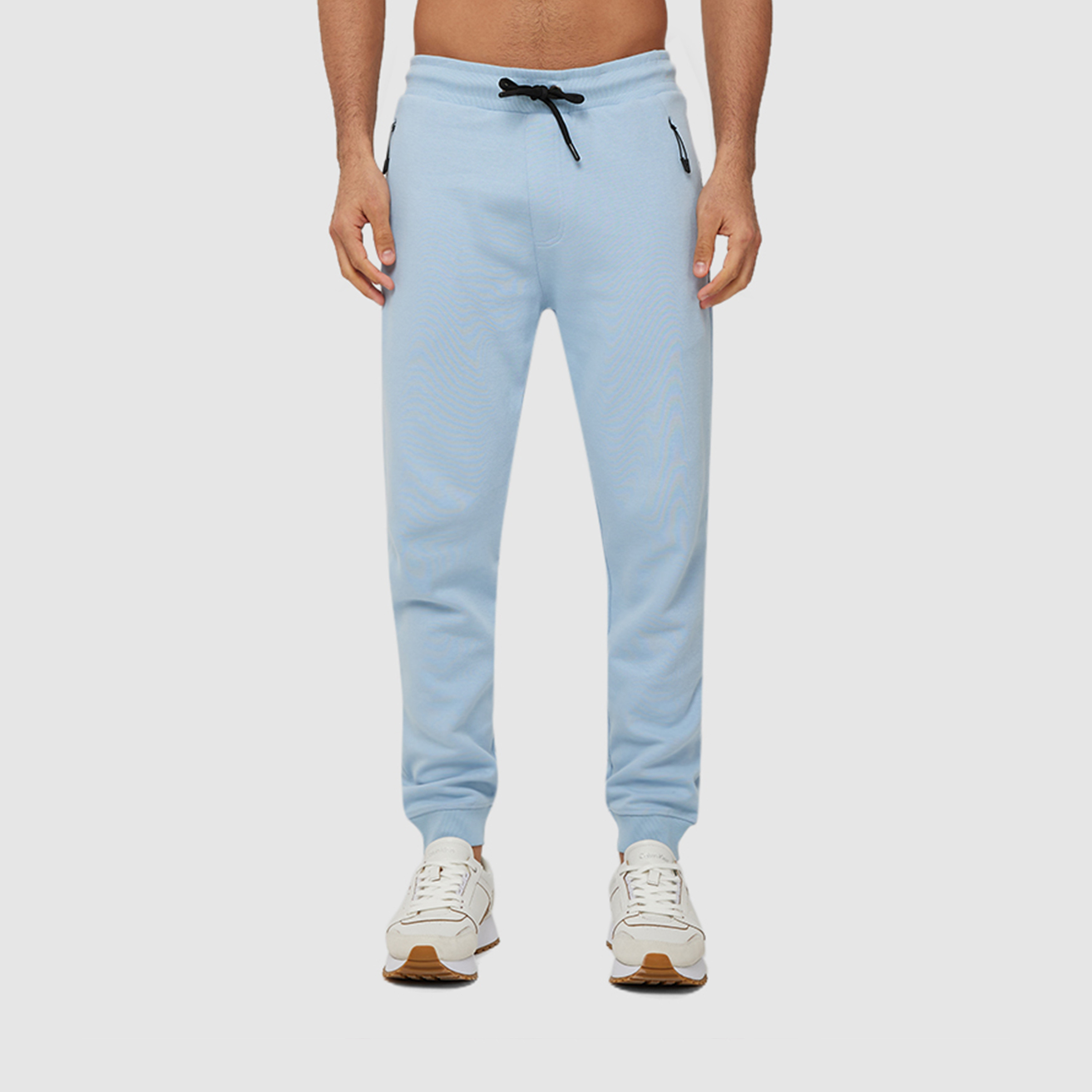 Aeropostale Men's Solid Flexi Waist Drawstring Joggers-men-clothing-bottoms-joggers-image-1