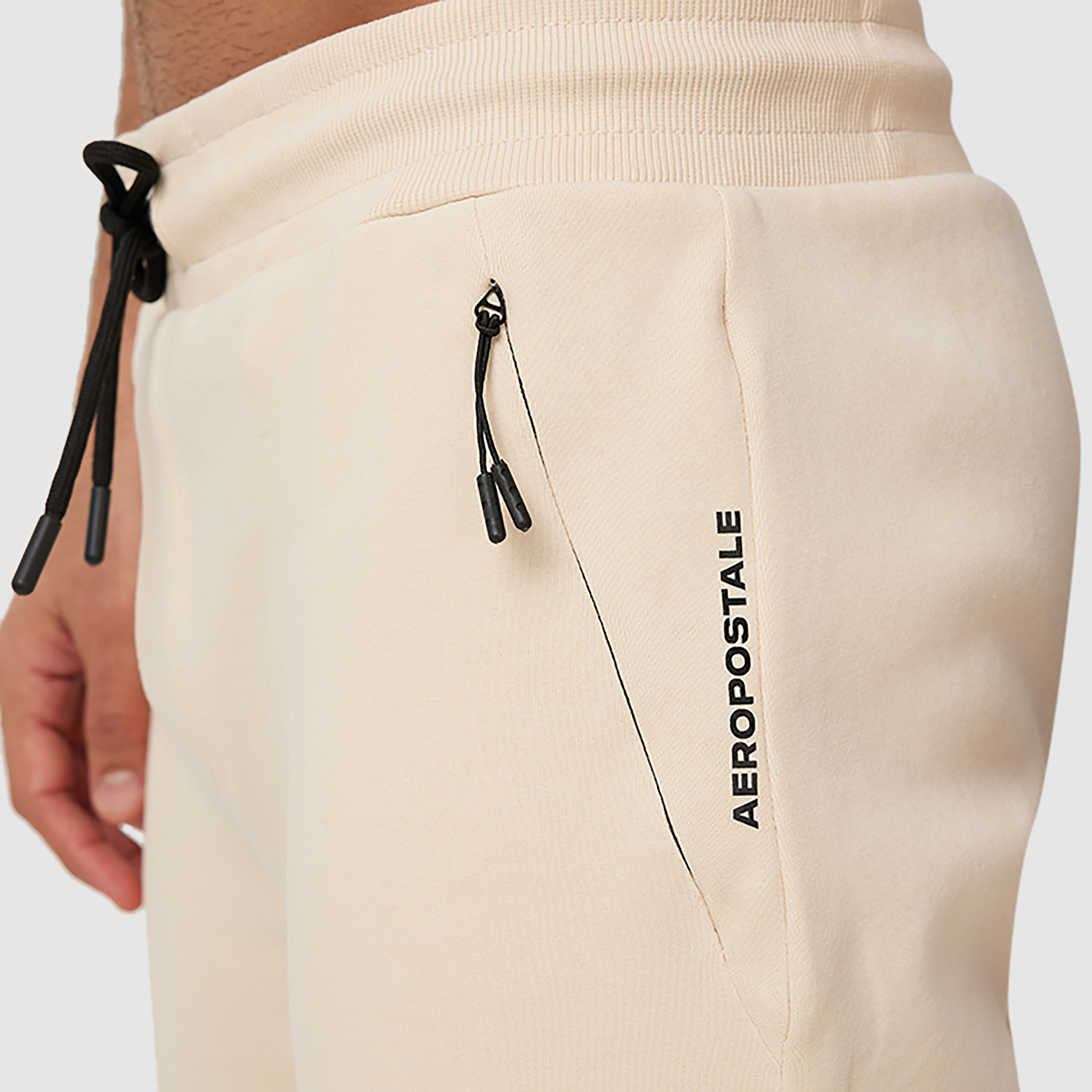 بنطلون من إيروبوستال برباط بخصر متوسط سادة-men-clothing-bottoms-joggers-image-3