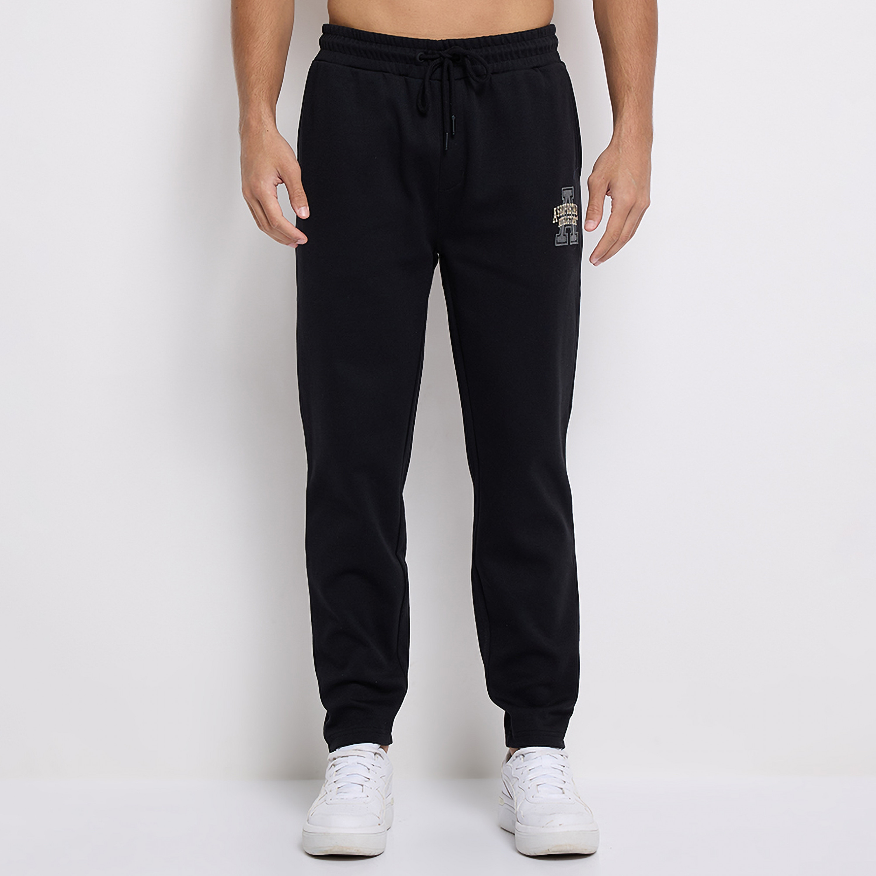 Aeropostale Logo Mid Rise Drawstring Joggers-men-clothing-bottoms-joggers-image-1