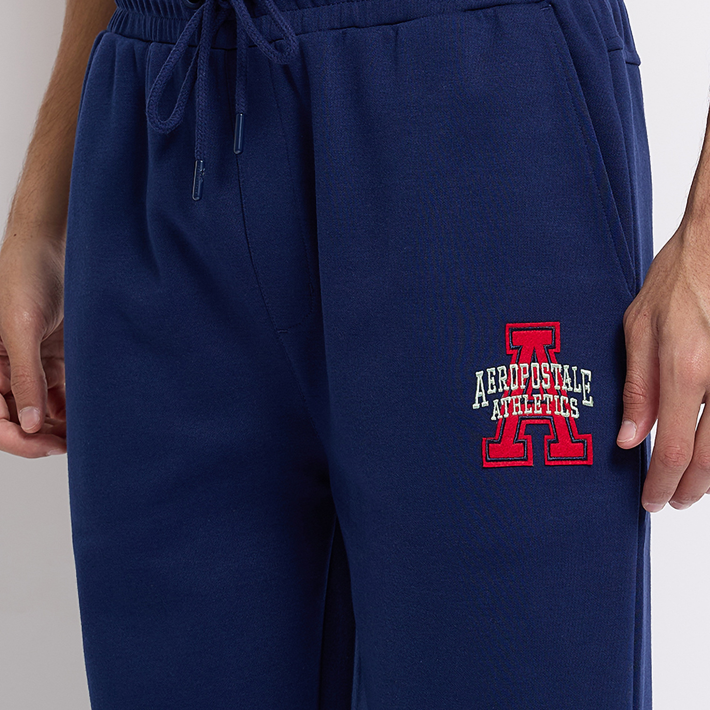 جوغر من ايروبوستال ذو شعار برباط مع متوسط الارتفاع-men-clothing-bottoms-joggers-image-11