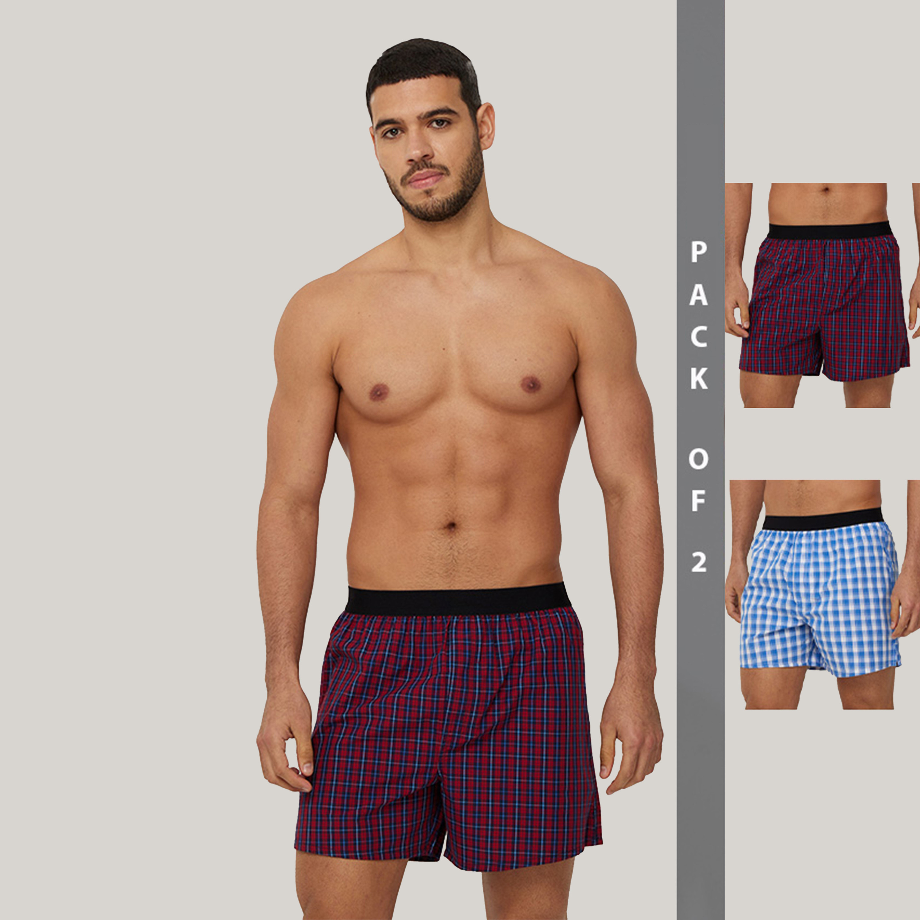 ايروبوستال- بوكسر- مربعات- عدد 2-men-clothing-innerwear-underwear-image-1