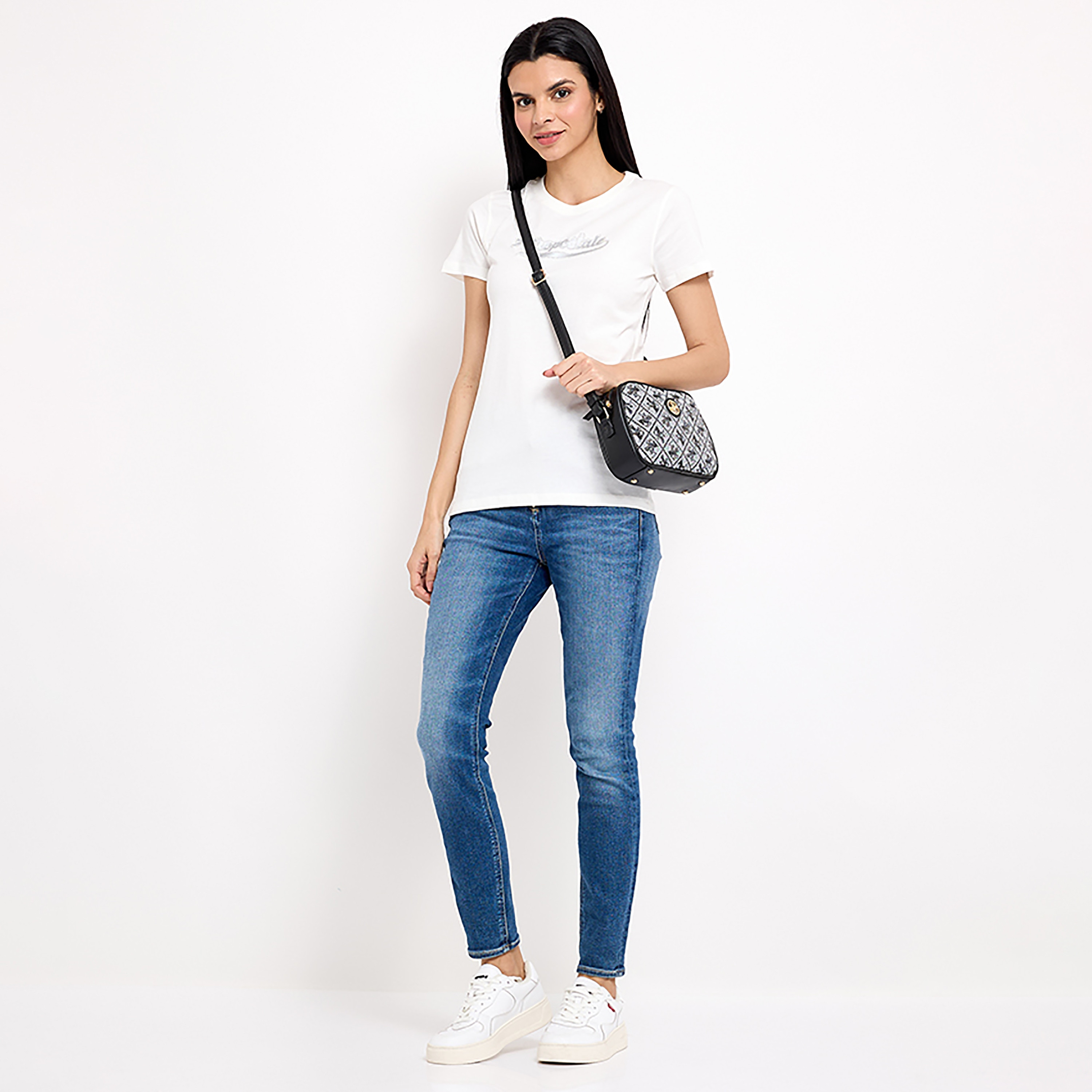 تي شيرت من ايروبوستال بأكمام قصيرة و ياقة مستديرة مع شعار-women-clothing-tshirts-image-4
