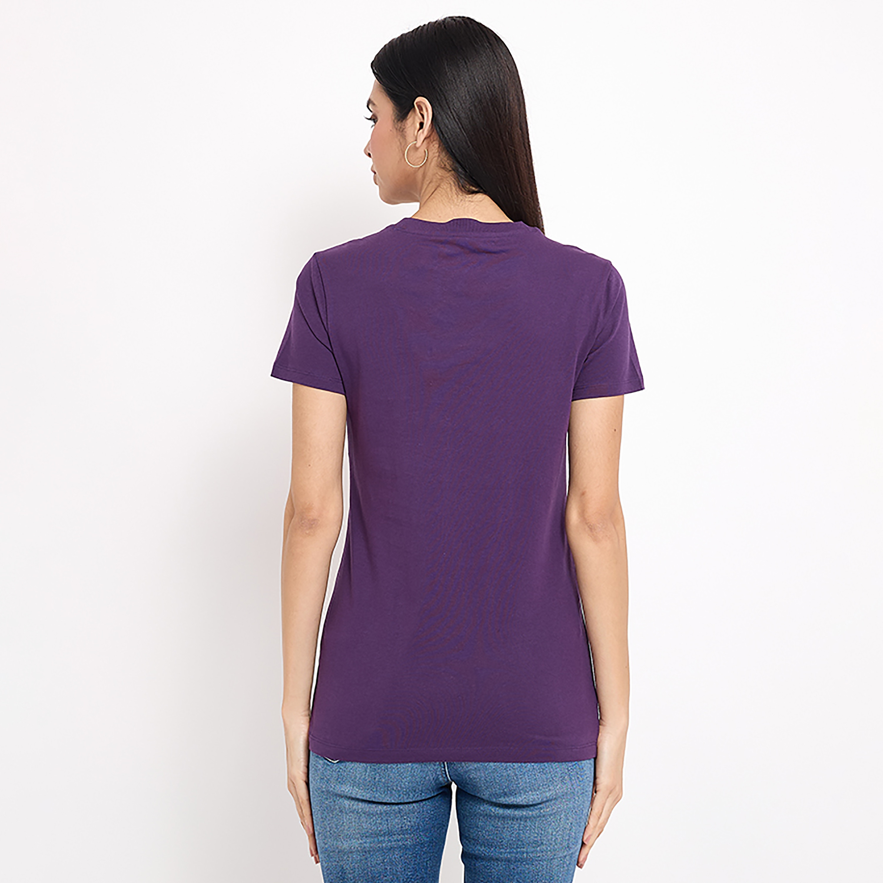 Aeropostale Printed Crew Neck Short Sleeves T-Shirt-women-clothing-tshirts-image-3