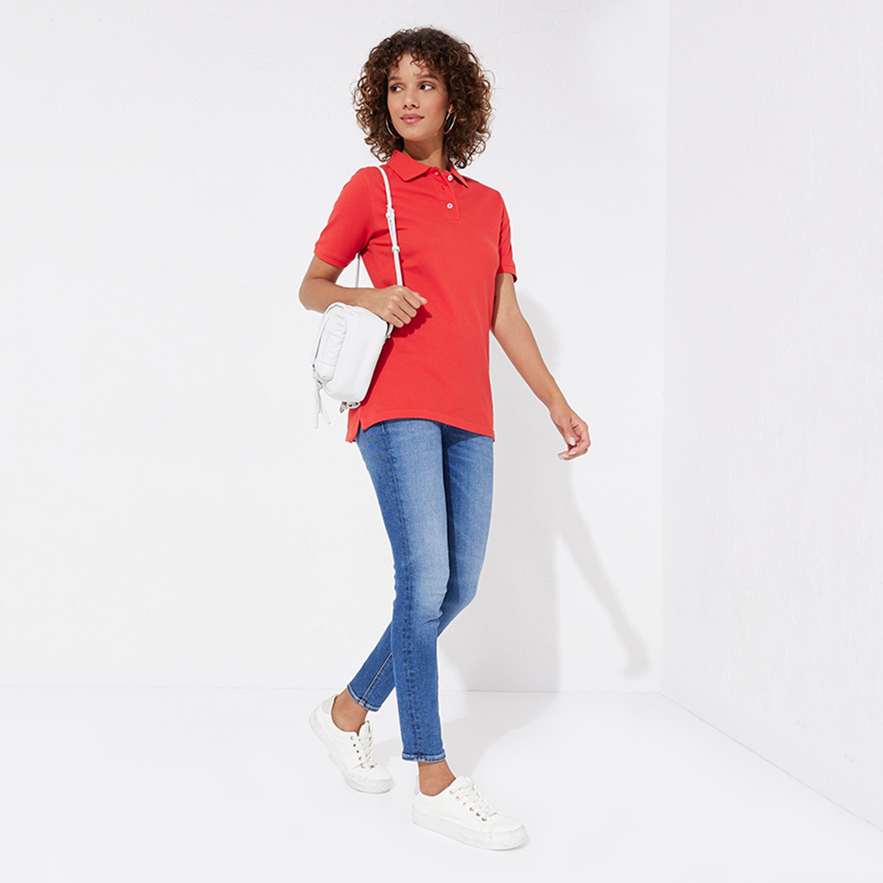 Aeropostale Plain Collared Short Sleeves Women's Polo T-Shirt-women-clothing-tshirts-image-6