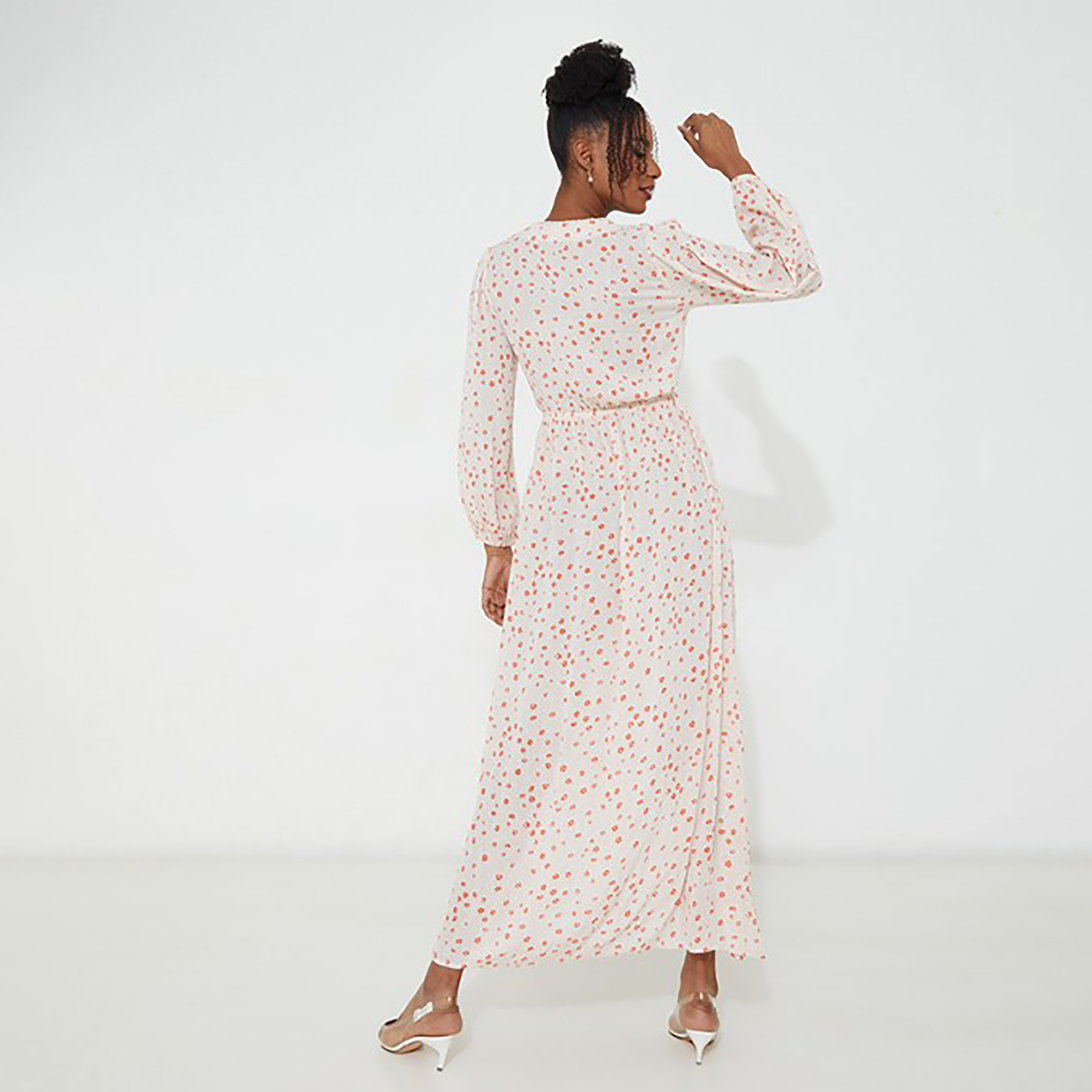 فستان ماكسي برقبة على شكل فى مع مطبوع من إيروبوستال-women-clothing-dresses-image-8