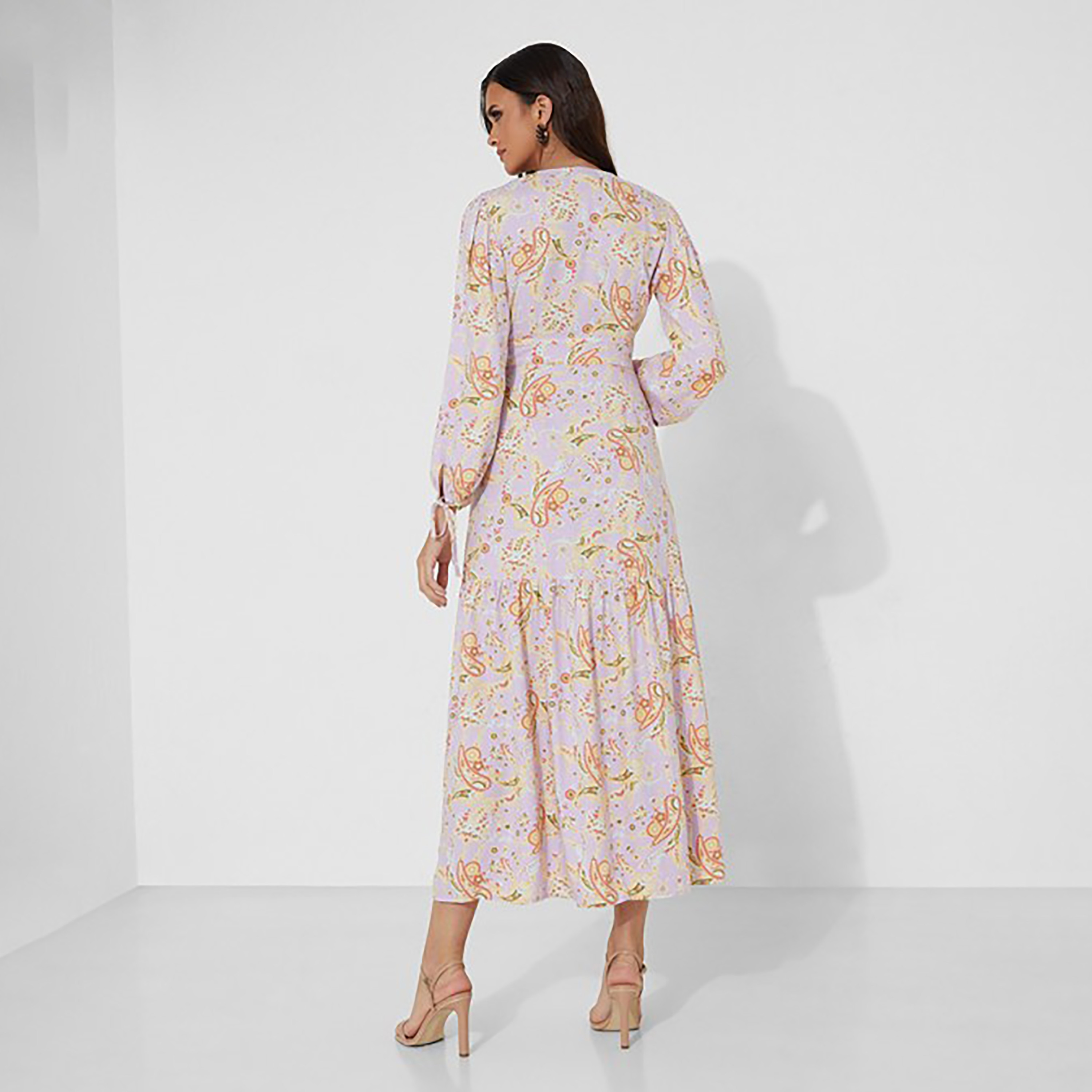 Aeropostale Paisley Printed V-Neck Wrap Maxi Dress-women-clothing-dresses-image-4