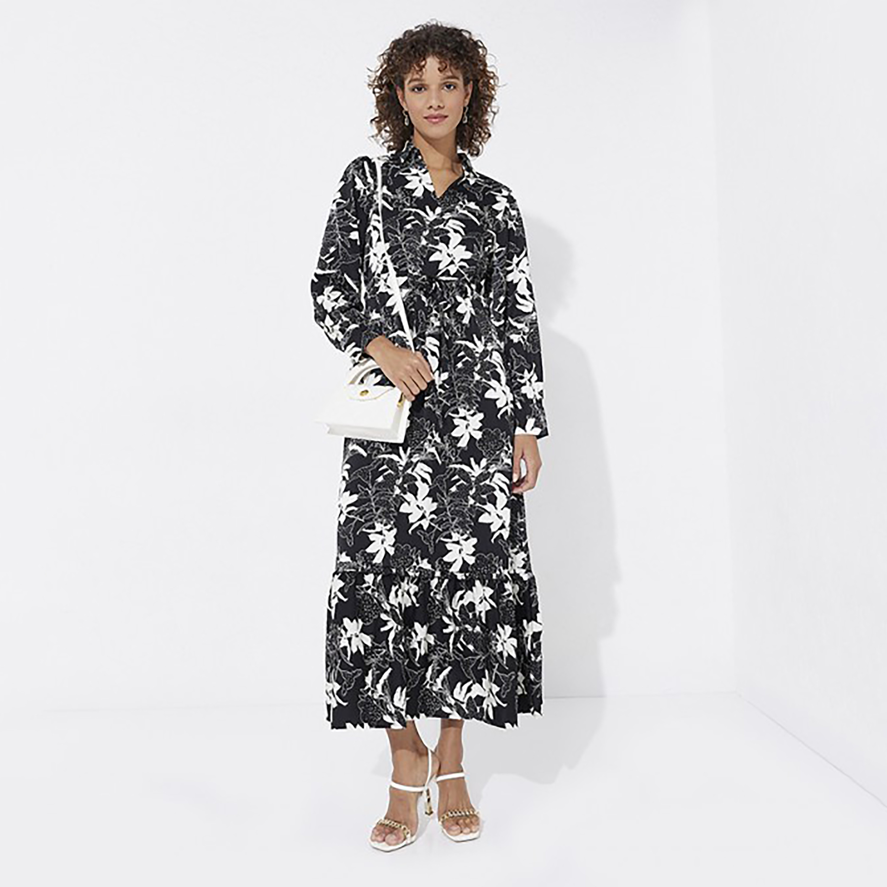 فستان ماكسي بياقة قميص ومطبوع من إيروبوستال-women-clothing-dresses-image-2