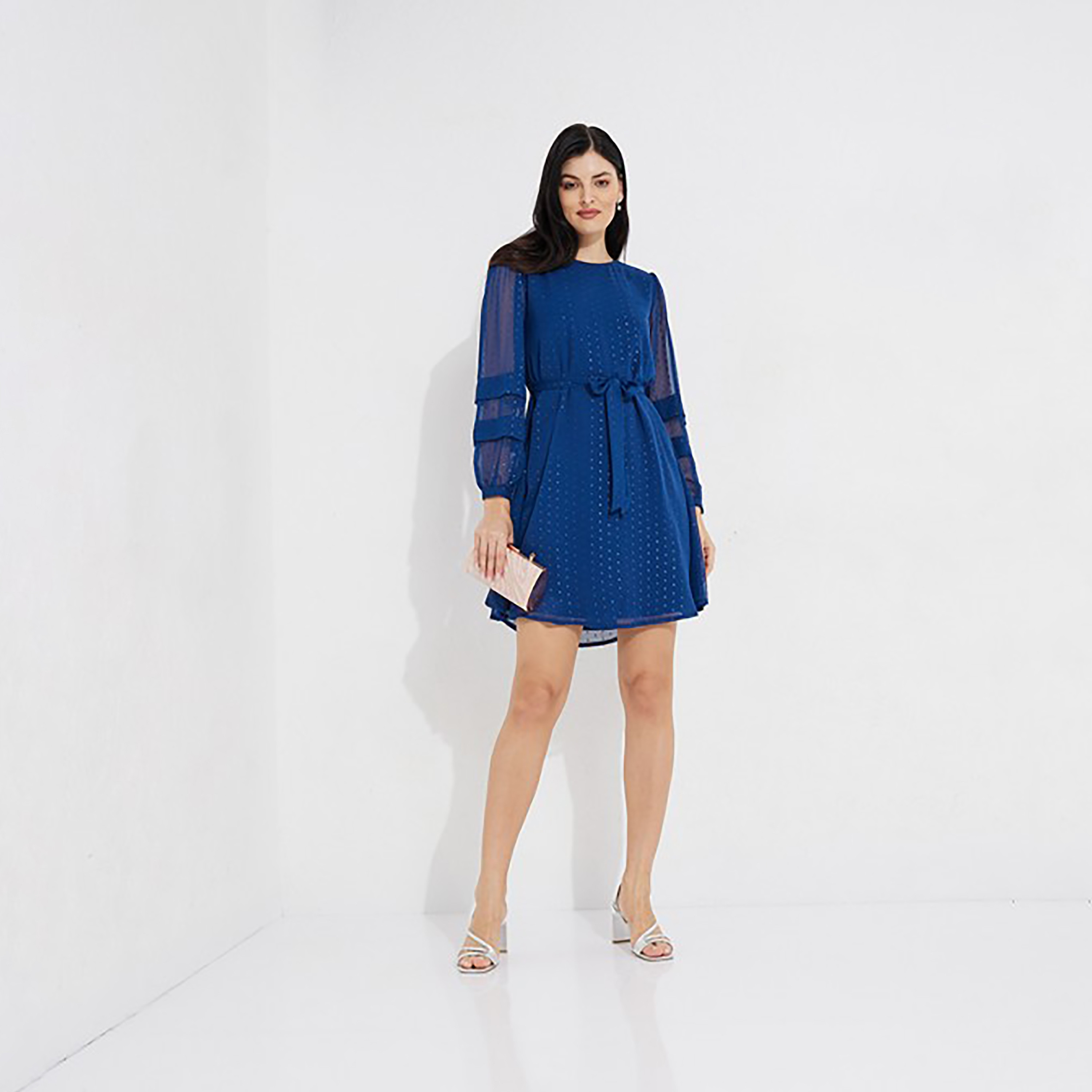 فستان نسائي قصير بتصميم ذاتي على شكل ايه لاين من إيروبوستيل-women-clothing-dresses-image-7