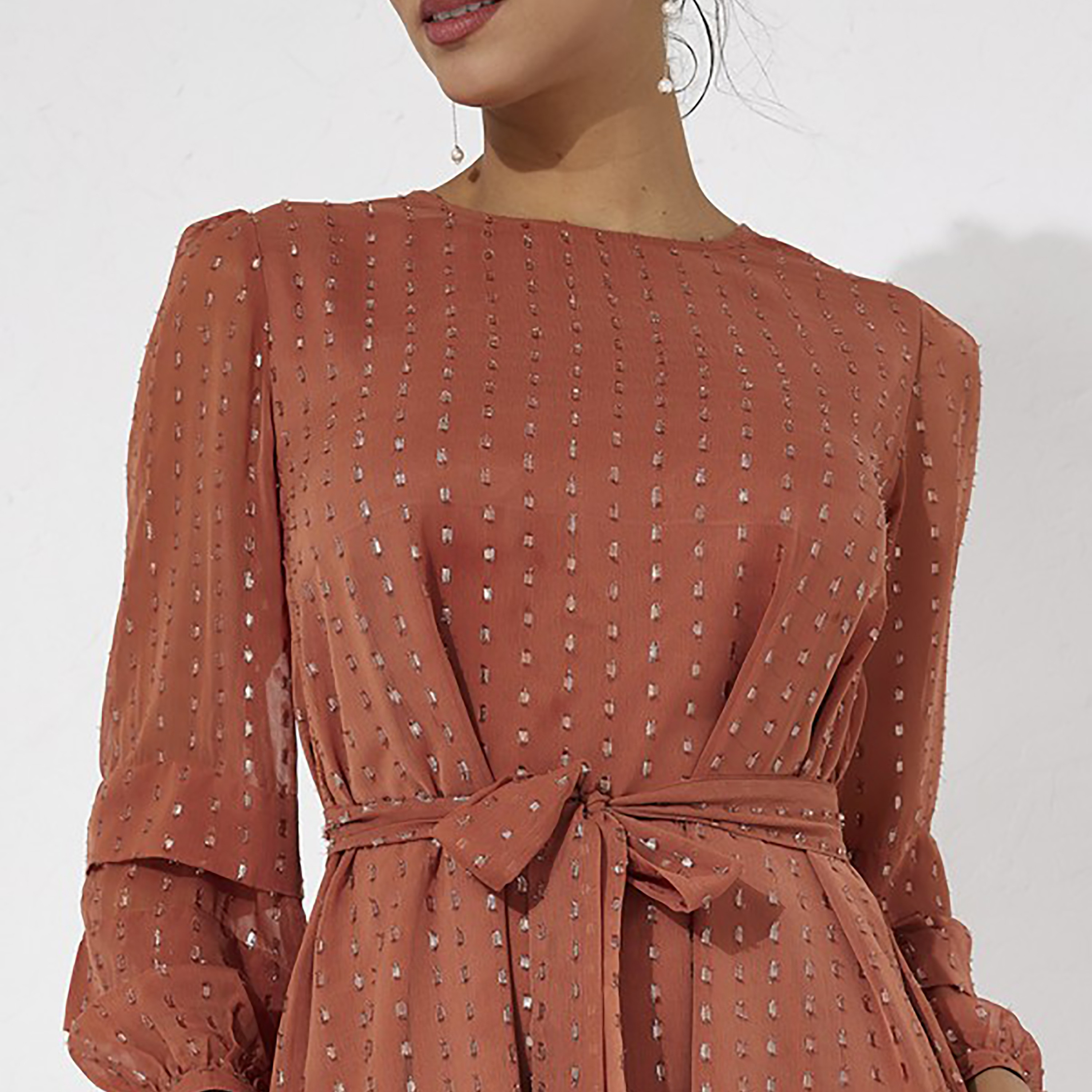 فستان نسائي قصير بتصميم ذاتي على شكل ايه لاين من إيروبوستيل-women-clothing-dresses-image-2