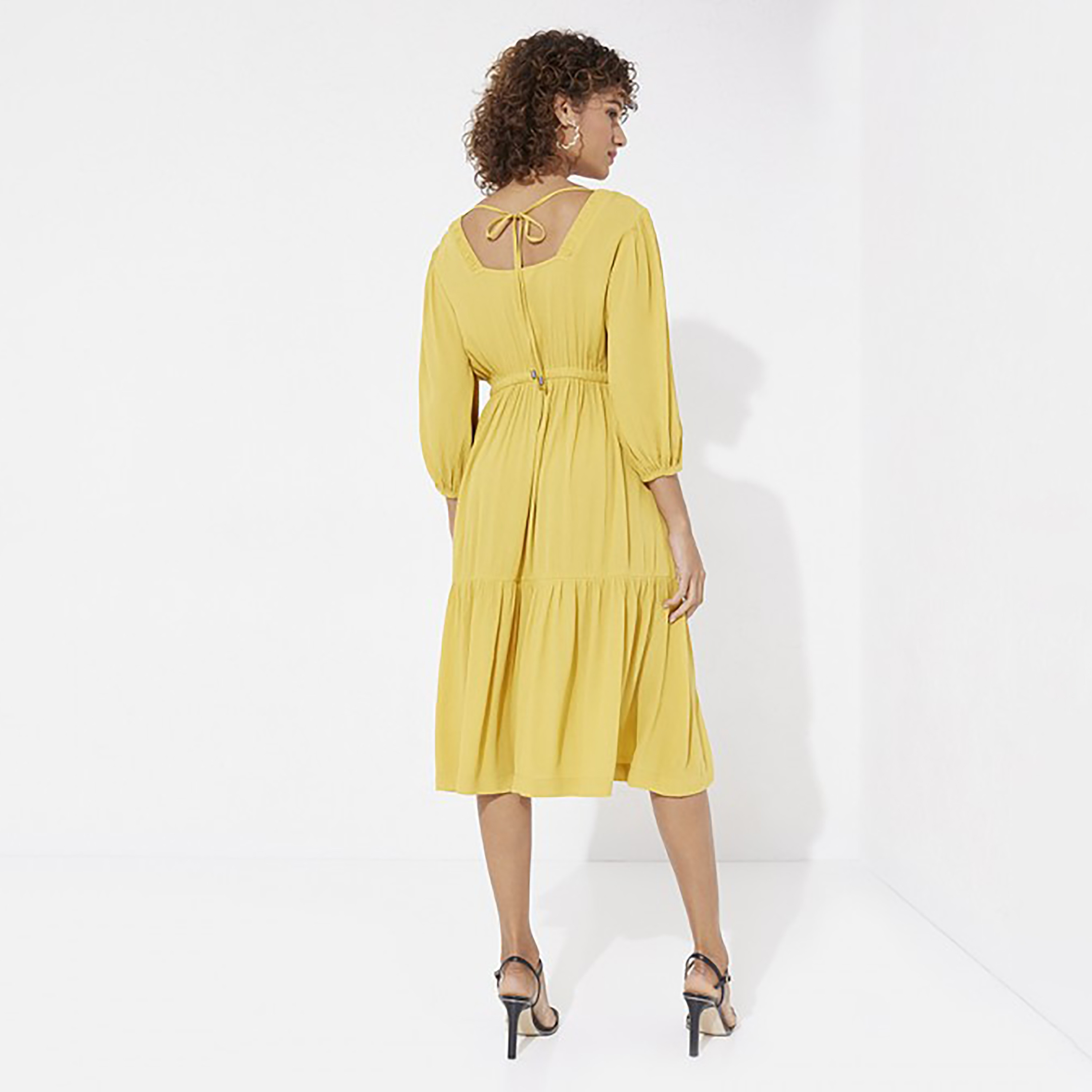Aeropostale Textured Square Neck Tiered Midi Dress-women-clothing-dresses-image-8