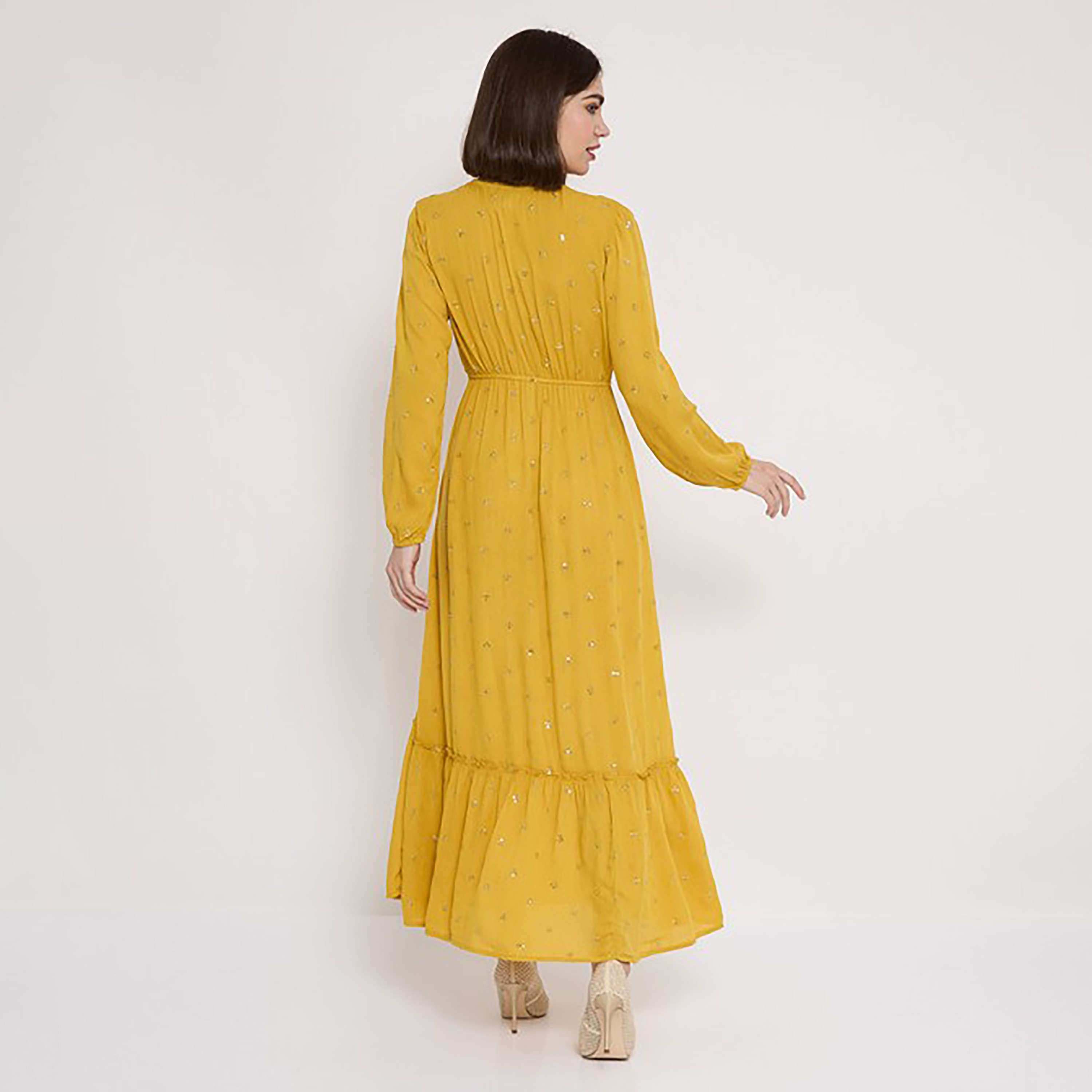 فستان ماكسي متعدد الطبقات مزين بالترتر من إيروبوستيل للنساء-women-clothing-dresses-image-8