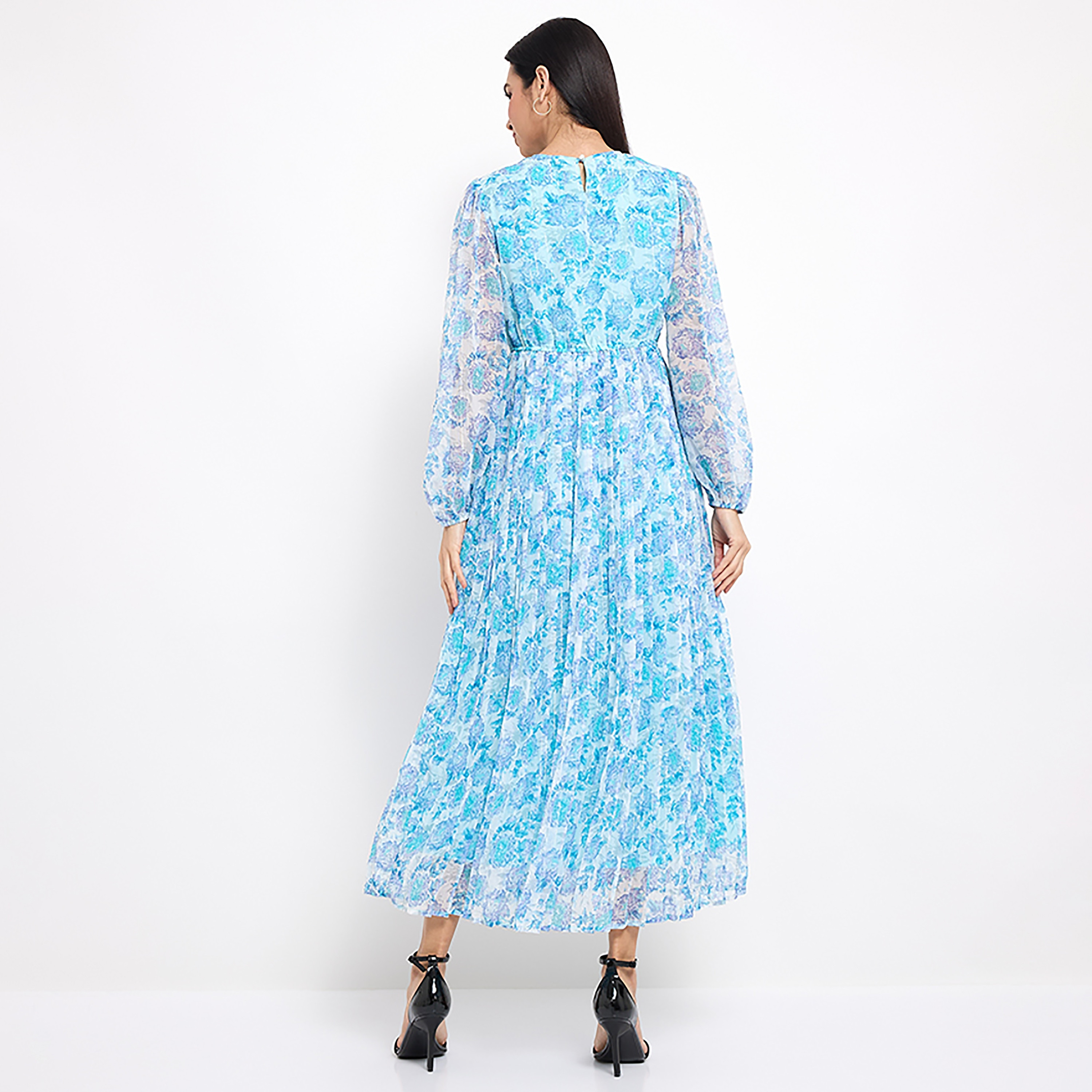 فستان ميدي بطيات ومطبوع من إيروبوستال-women-clothing-dresses-image-8