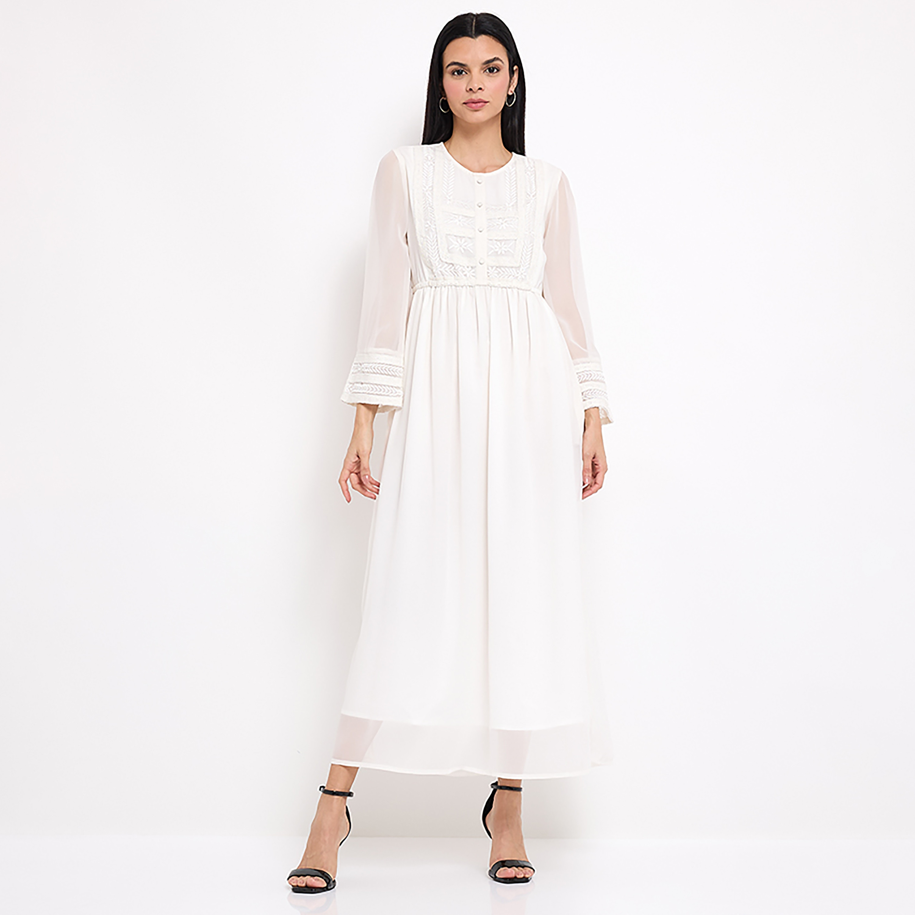 فستان ميدي ذو مطرز من إيروبوستال-women-clothing-dresses-image-5
