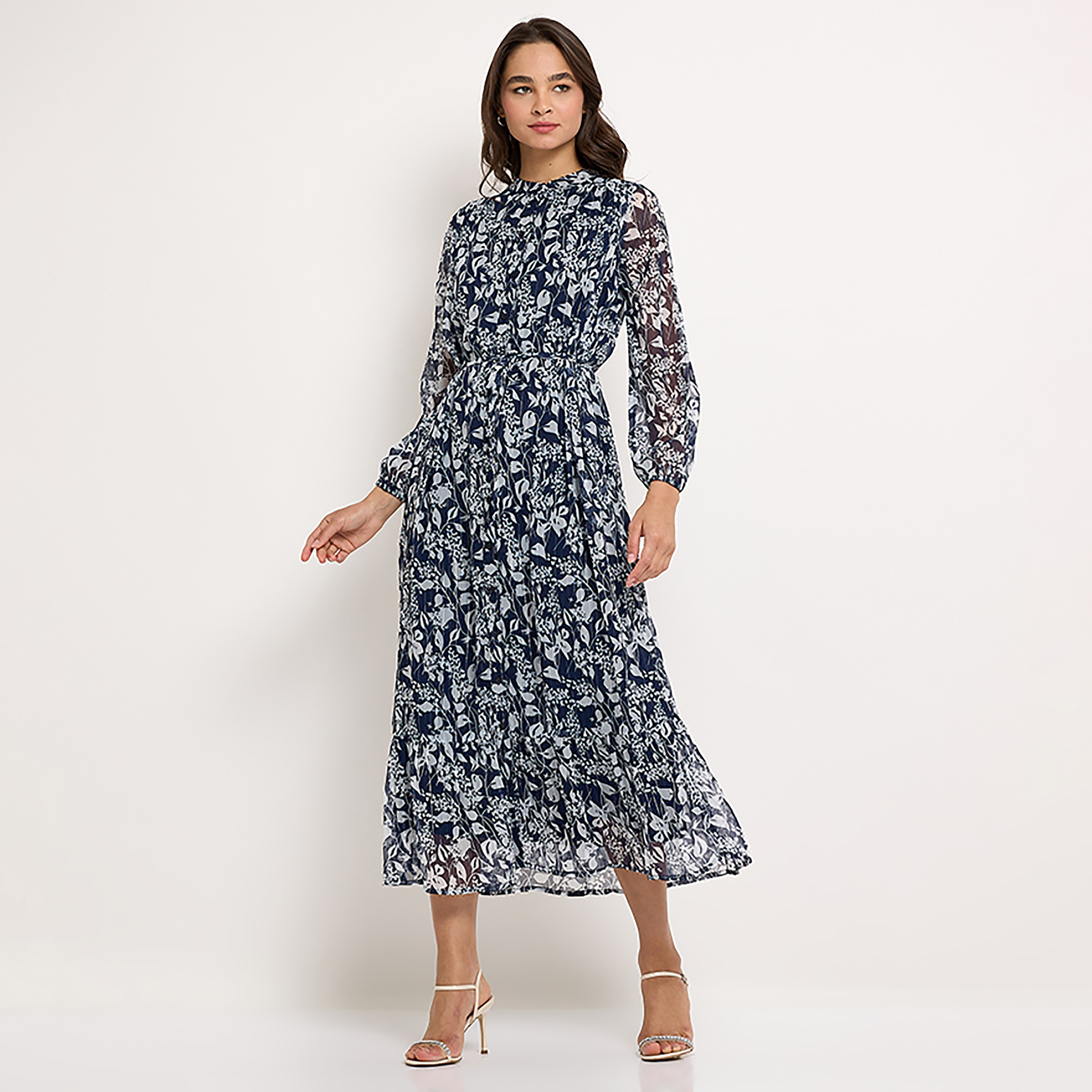 فستان ميدي ذو مطبوع من إيروبوستال-women-clothing-dresses-image-3