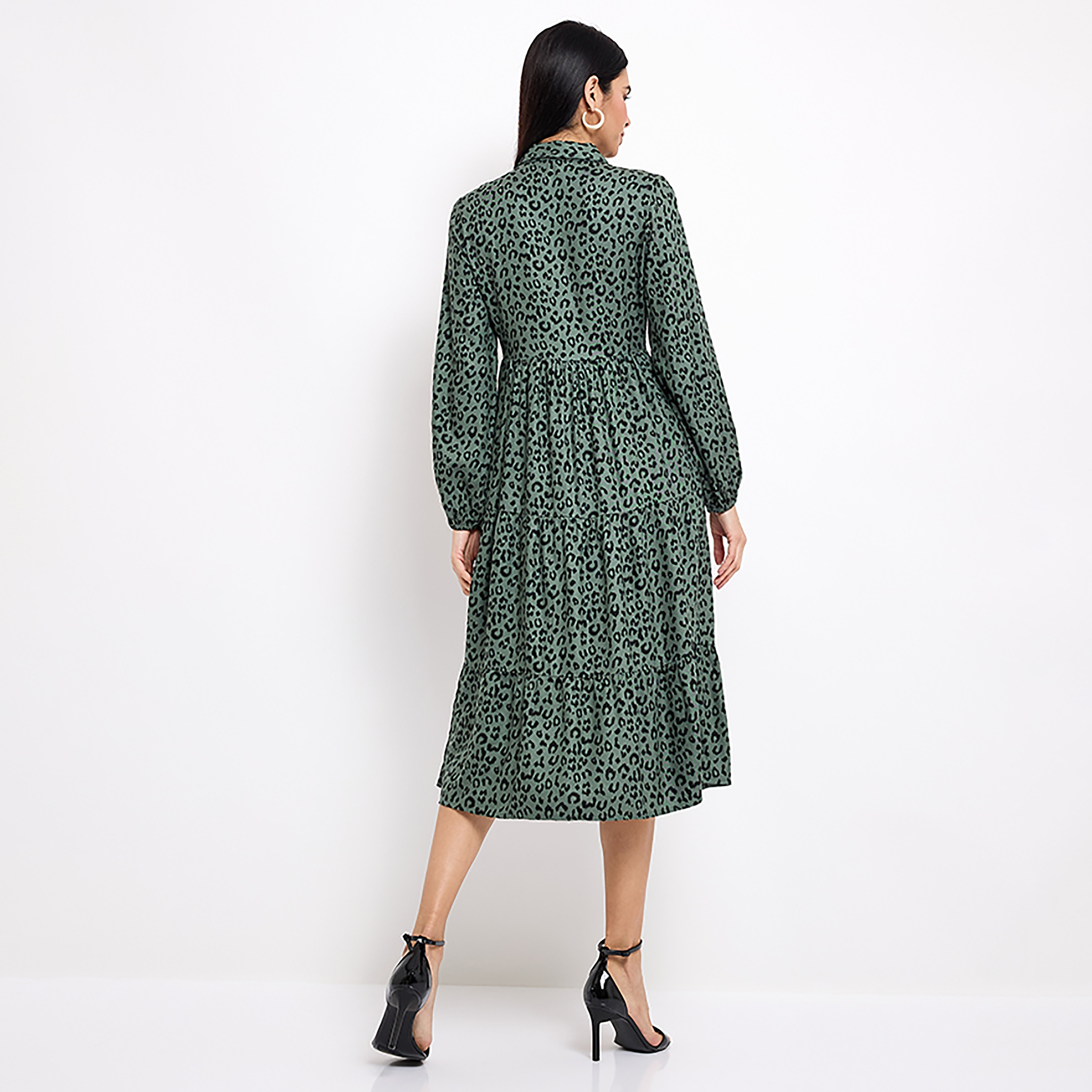 فستان ميدي ذو قميص ومطبوع من إيروبوستال-women-clothing-dresses-image-8