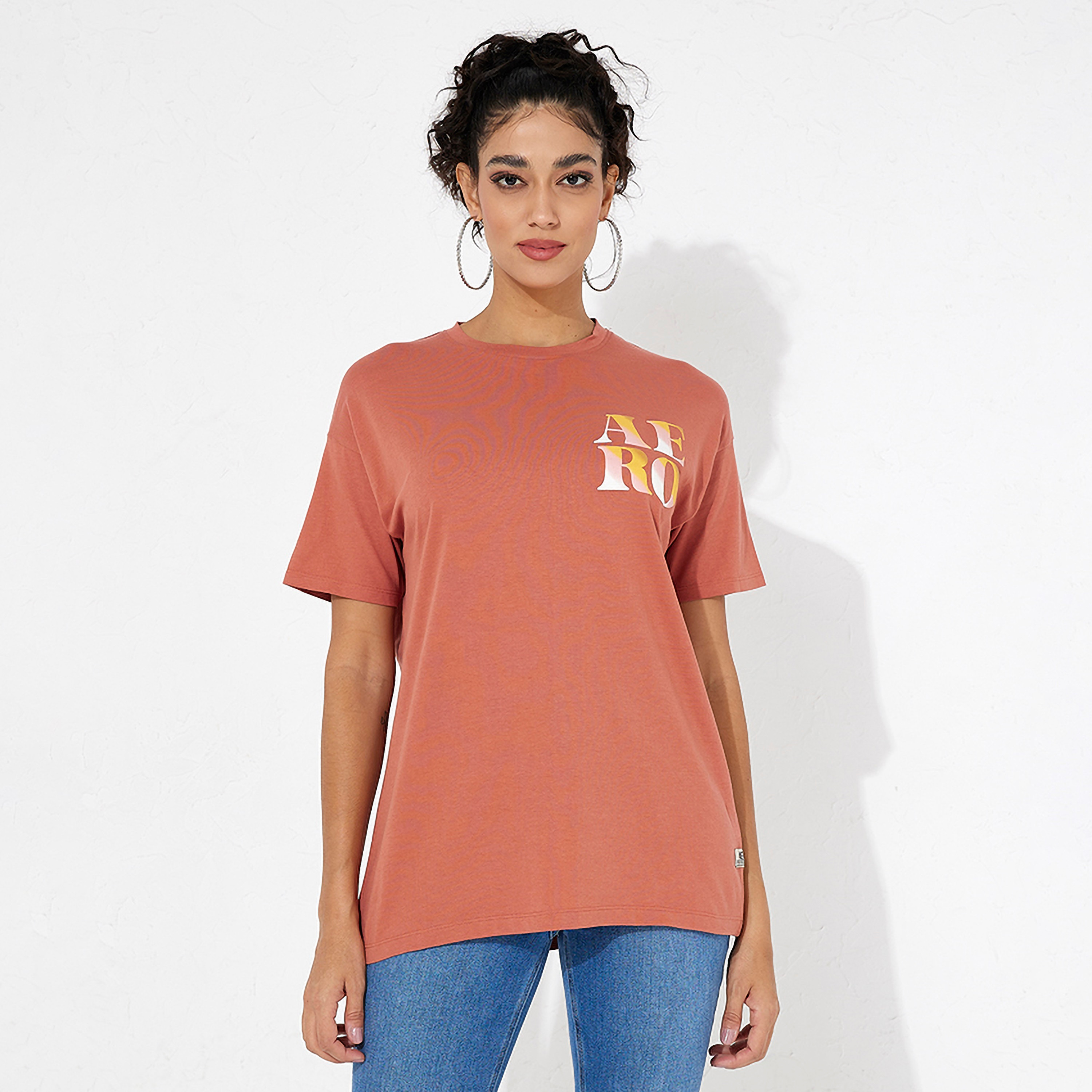 Aeropostale Graphic Crew Neck Short Sleeves Women's T-Shirt-women-clothing-tshirts-image-1