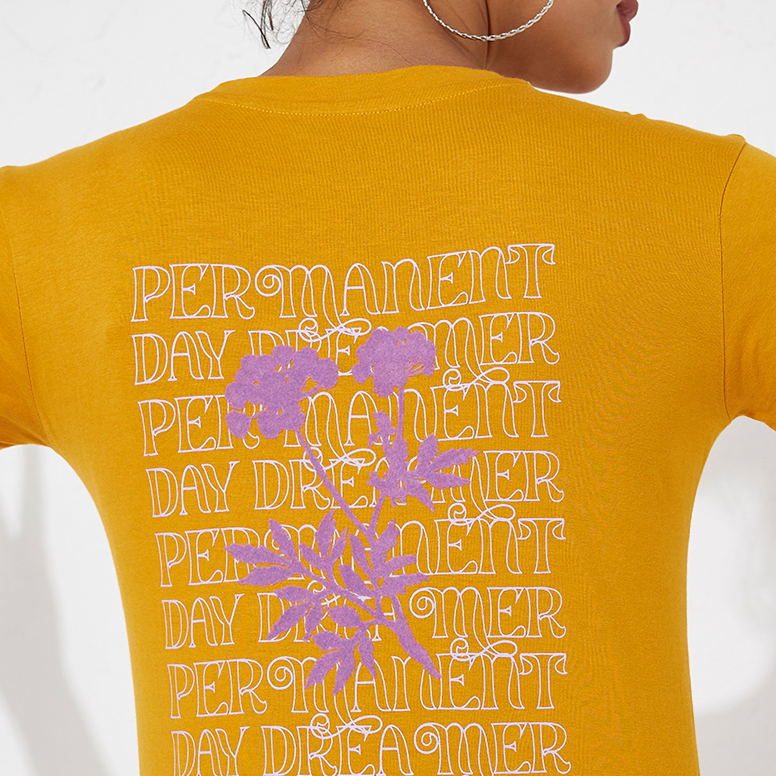 تي شيرت نسائي بأكمام قصيرة ورقبة دائرية وطبعة نصية من أيروبوستال-women-clothing-tshirts-image-7