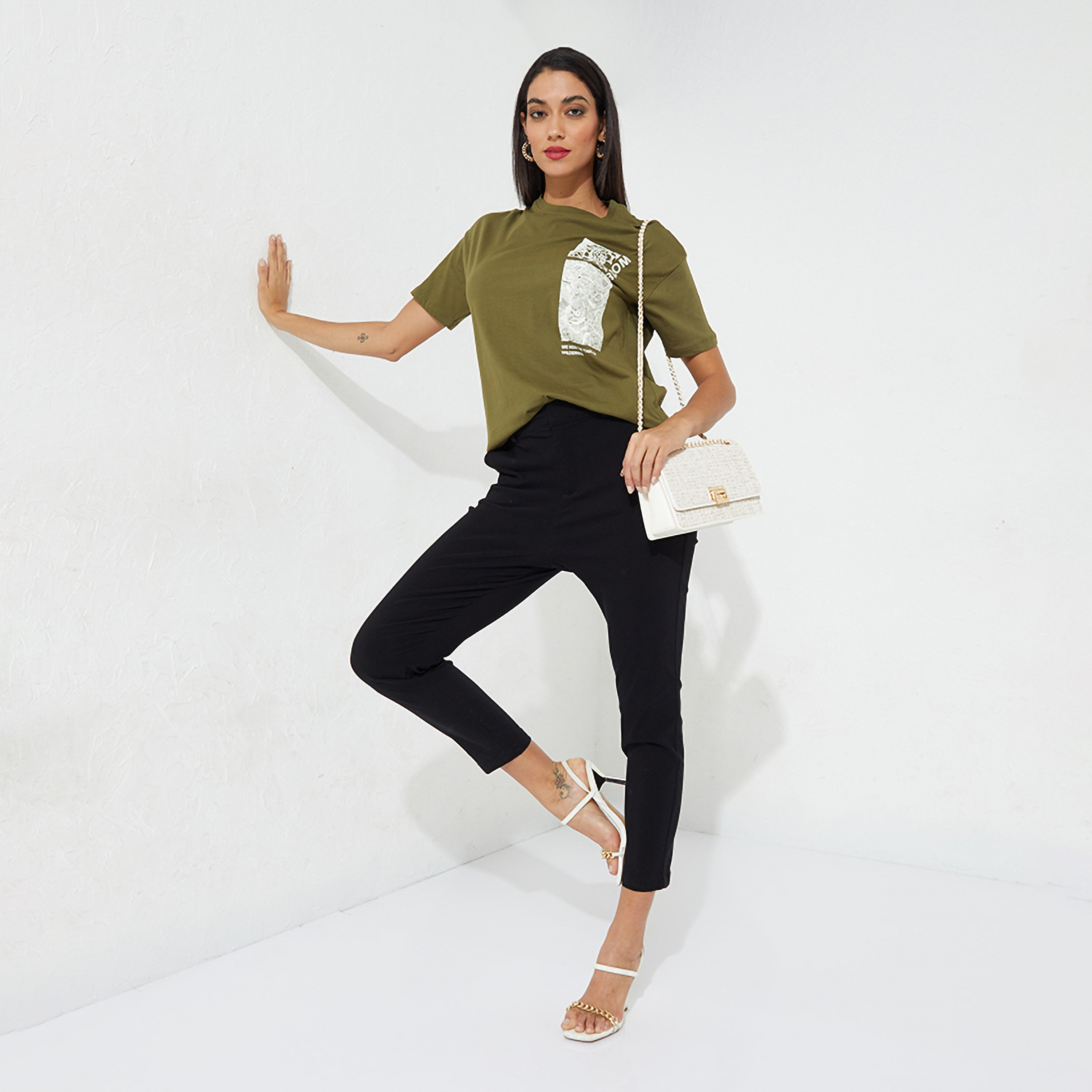 Aeropostale Printed Crew Neck Short Sleeves Women's T-Shirt-women-clothing-tshirts-image-2