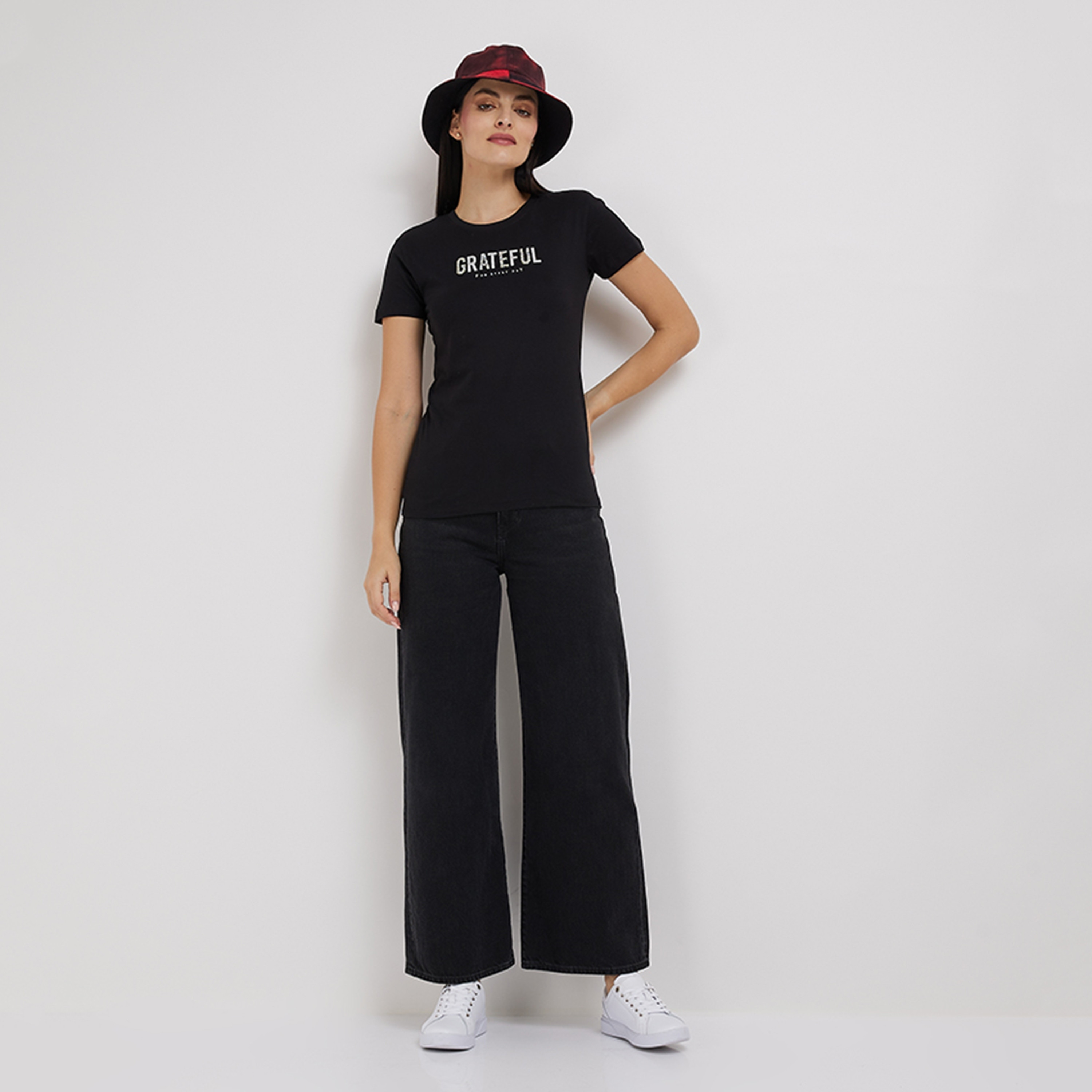 Aeropostale Text-Print Crew Neck Short Sleeves Women's T-Shirt-women-clothing-tshirts-image-2