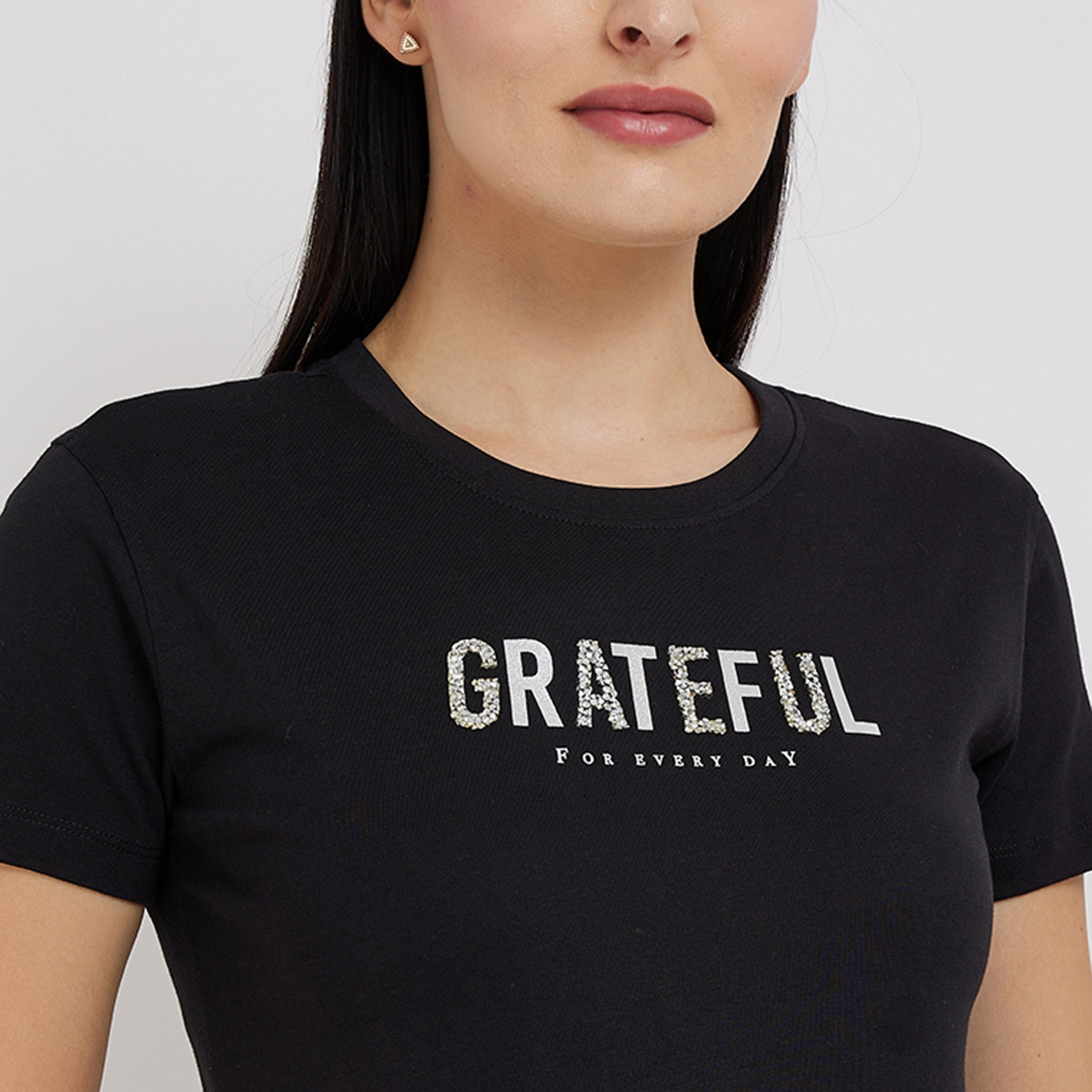 Aeropostale Text-Print Crew Neck Short Sleeves Women's T-Shirt-women-clothing-tshirts-image-3