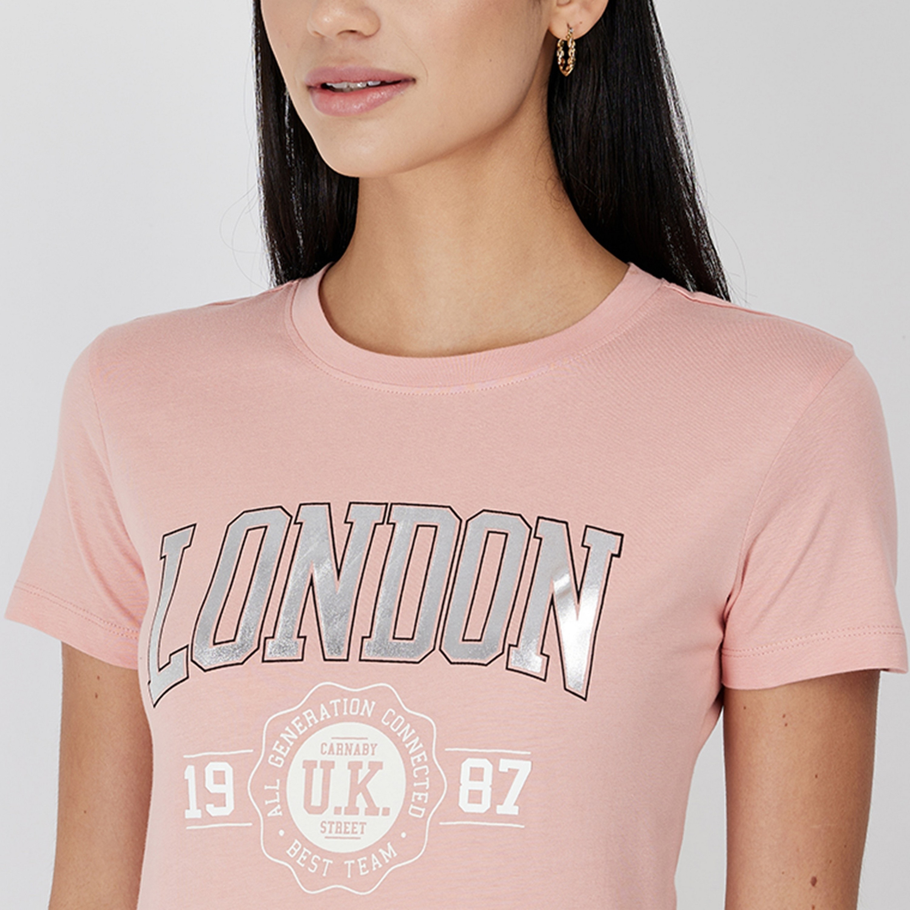 Aeropostale Printed Crew Neck Short Sleeves Women's T-Shirt-women-clothing-tshirts-image-7
