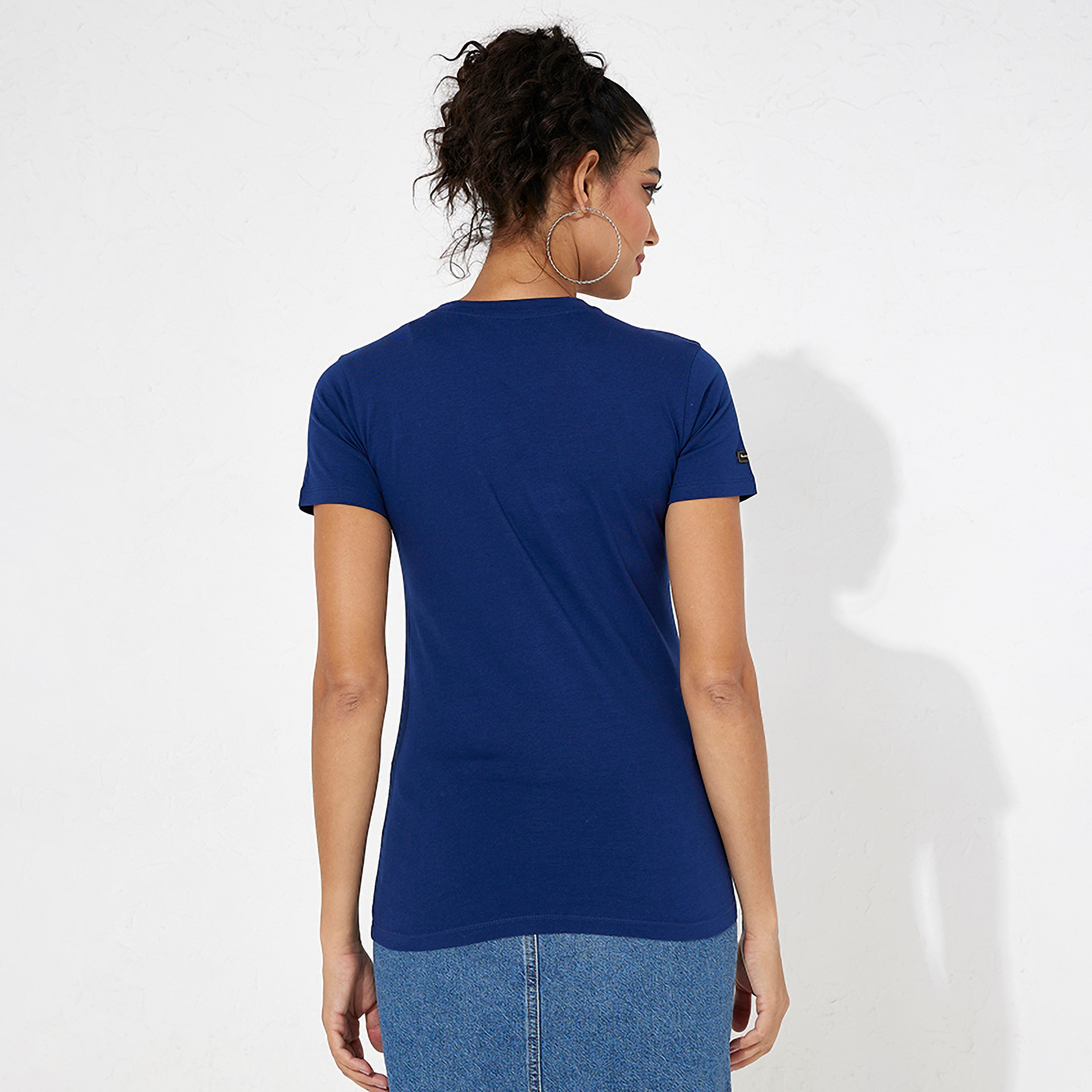 Aeropostale Logo Crew Neck Short Sleeves Women's T-Shirt-women-clothing-tshirts-image-4