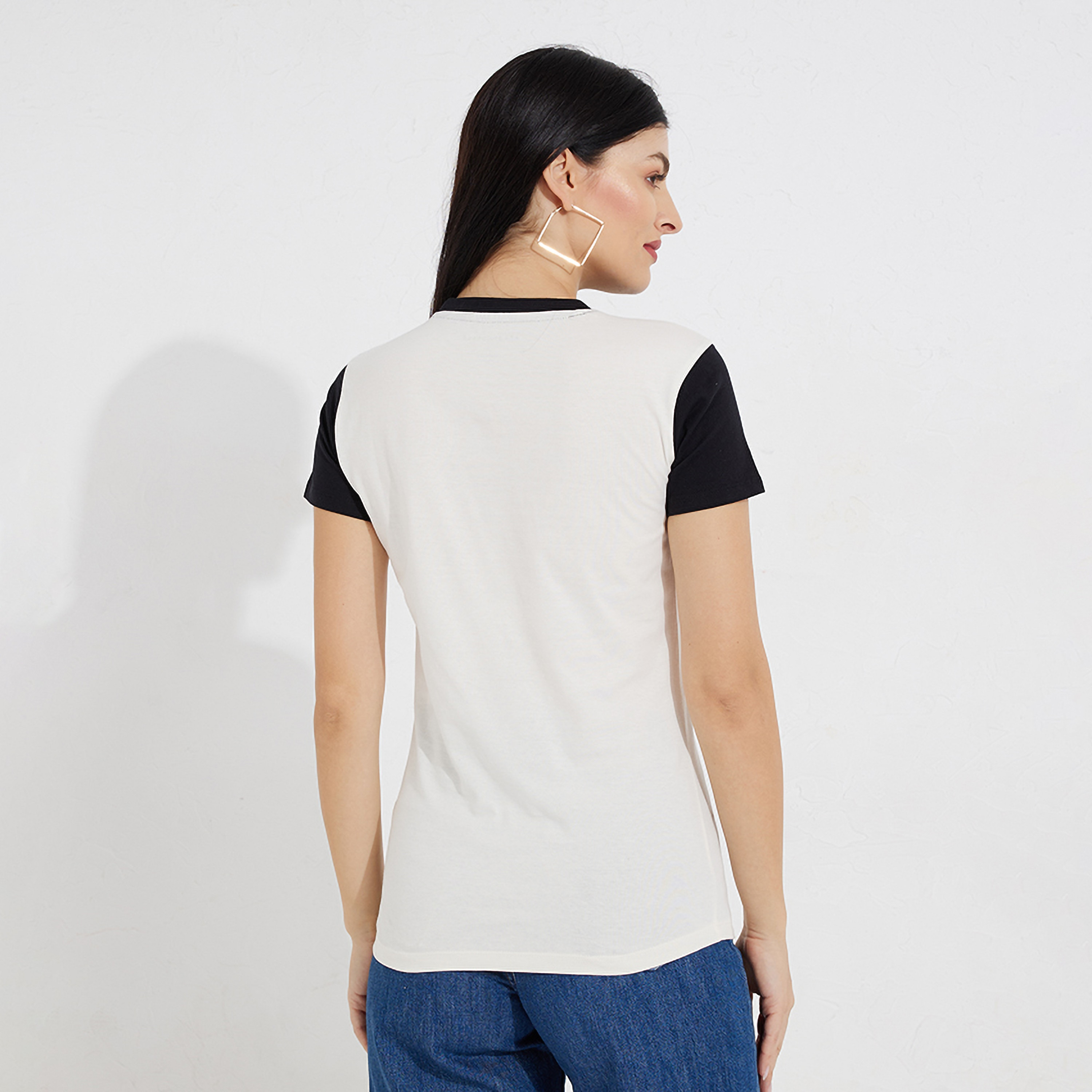 تي شيرت نسائي بأكمام قصيرة وياقة دائرية بألوان متعددة من أيروبوستال-women-clothing-tshirts-image-4
