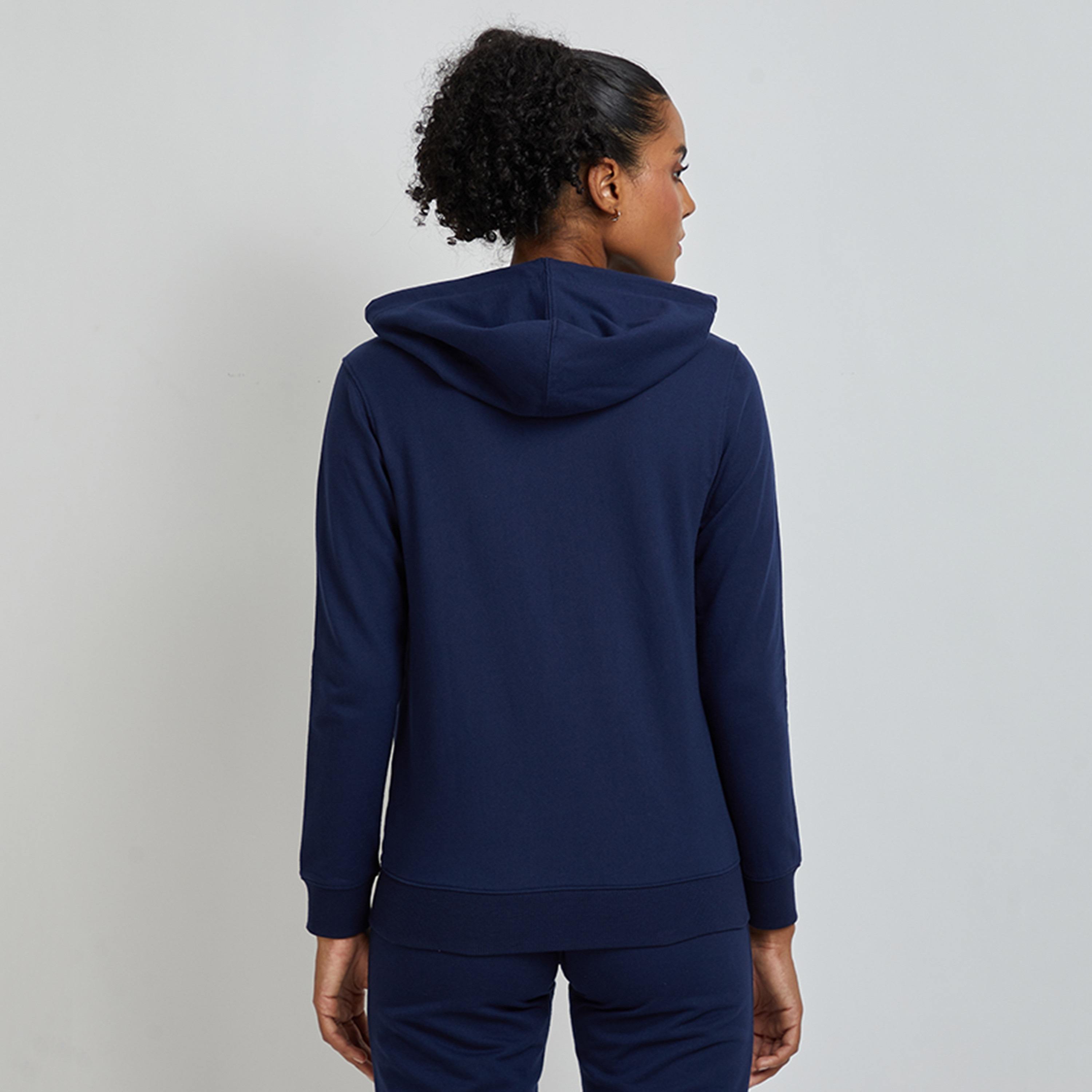 هودي سادة برقبة بغطاء رأس وأكمام طويلة للنساء بسحاب من أيروبوستال-women-clothing-hoodiesandsweatshirts-hoodies-image-4