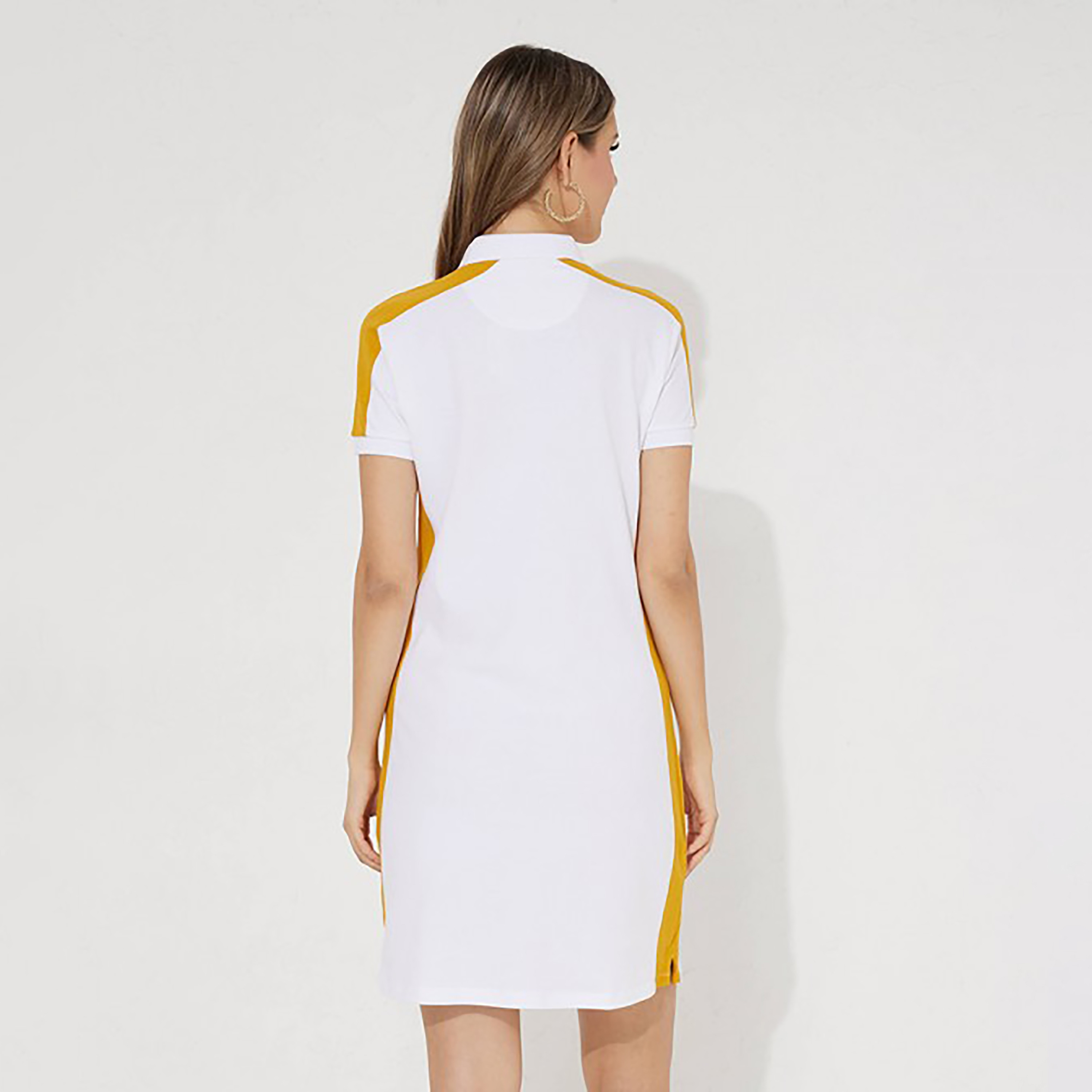 Aeropostale Plain Polo Collar Mini T-Shirt Dress-women-clothing-dresses-image-4