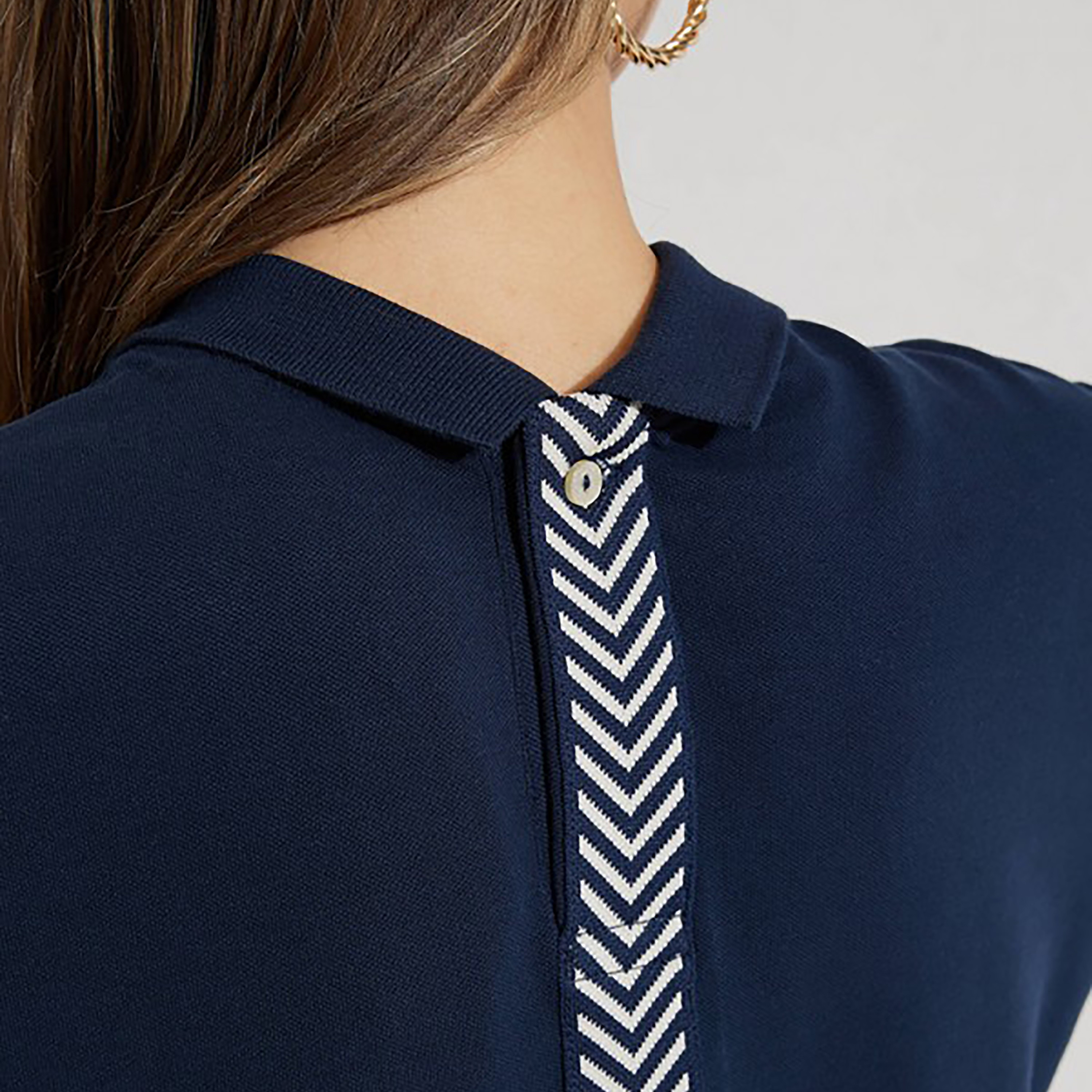 فستان ميني تي شيرت بياقة ذو بولو سادة من إيروبوستال-women-clothing-dresses-image-7