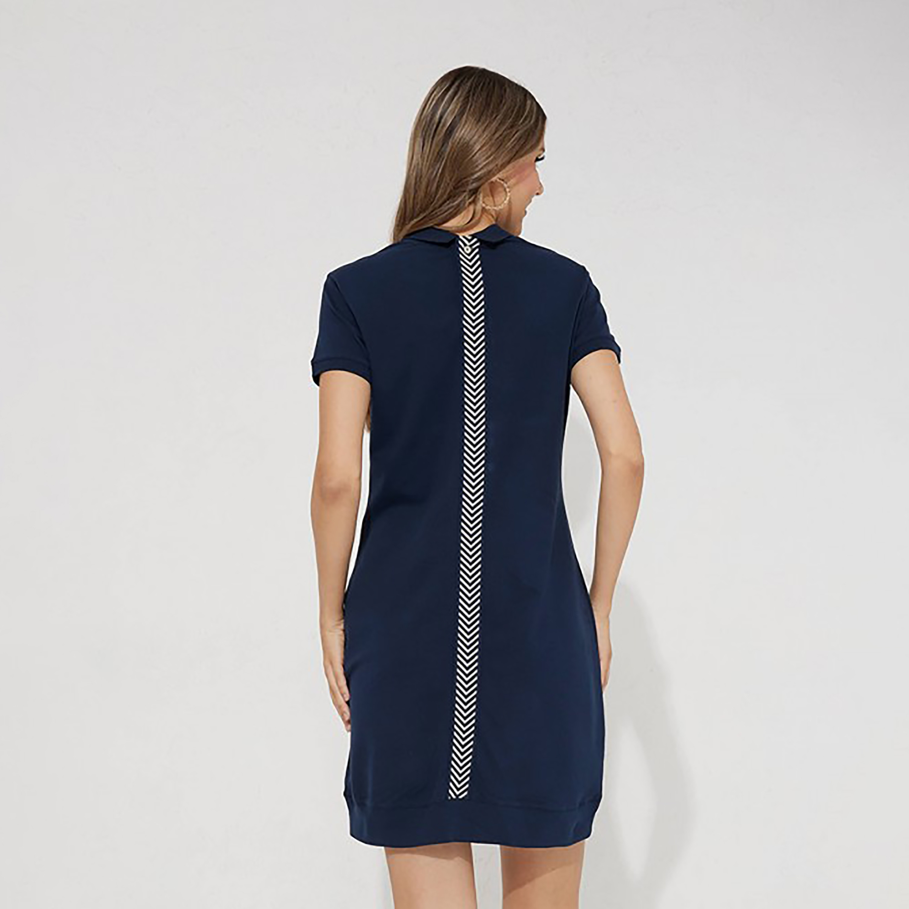 فستان ميني تي شيرت بياقة ذو بولو سادة من إيروبوستال-women-clothing-dresses-image-8