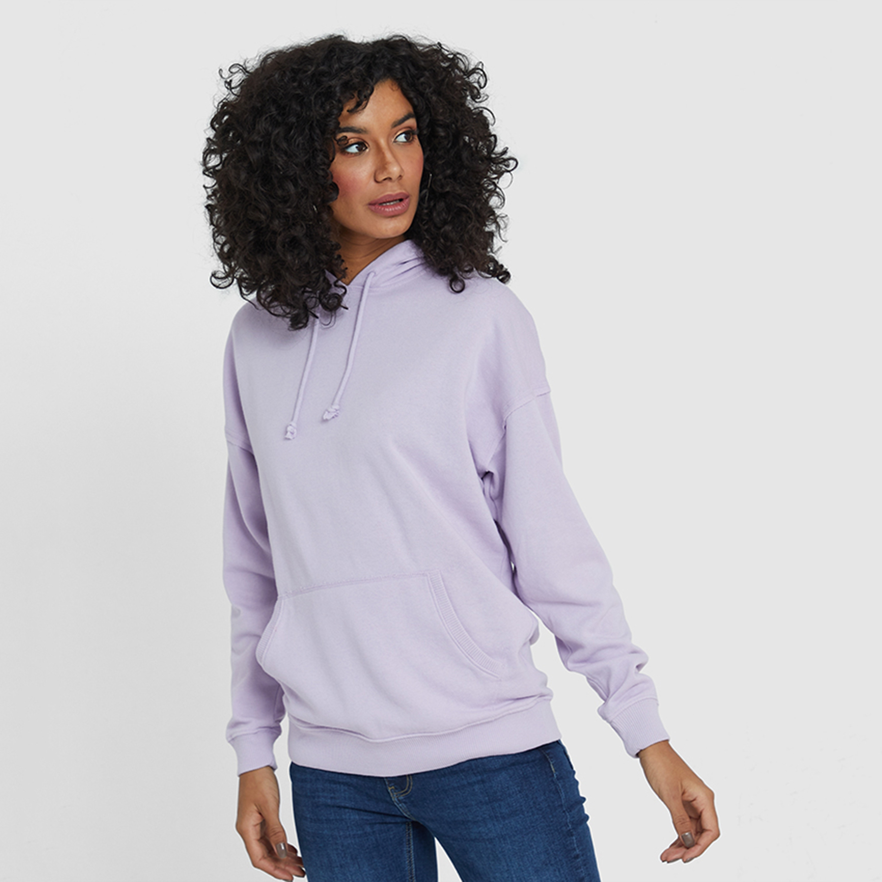 Aeropostale Plain Hooded Neck Dropped Sleeves Women's Hoodie-women-clothing-hoodiesandsweatshirts-hoodies-image-1