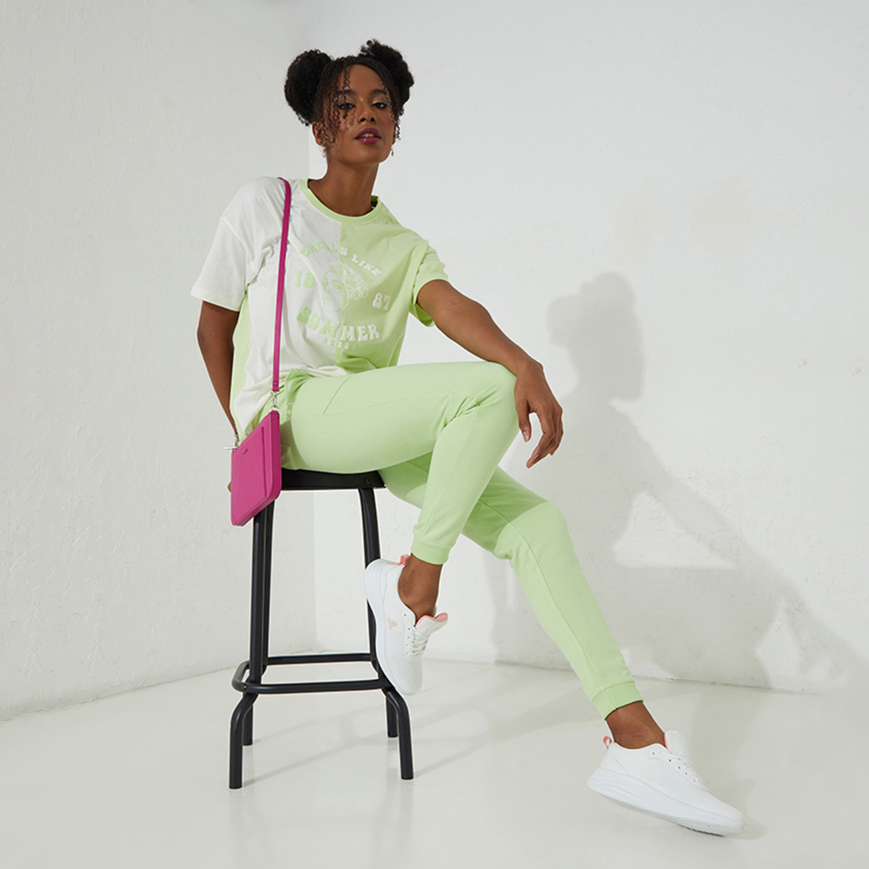 Aeropostale Plain Mid-Rise Drawstring Women's Joggers-women-clothing-bottoms-joggers-image-2