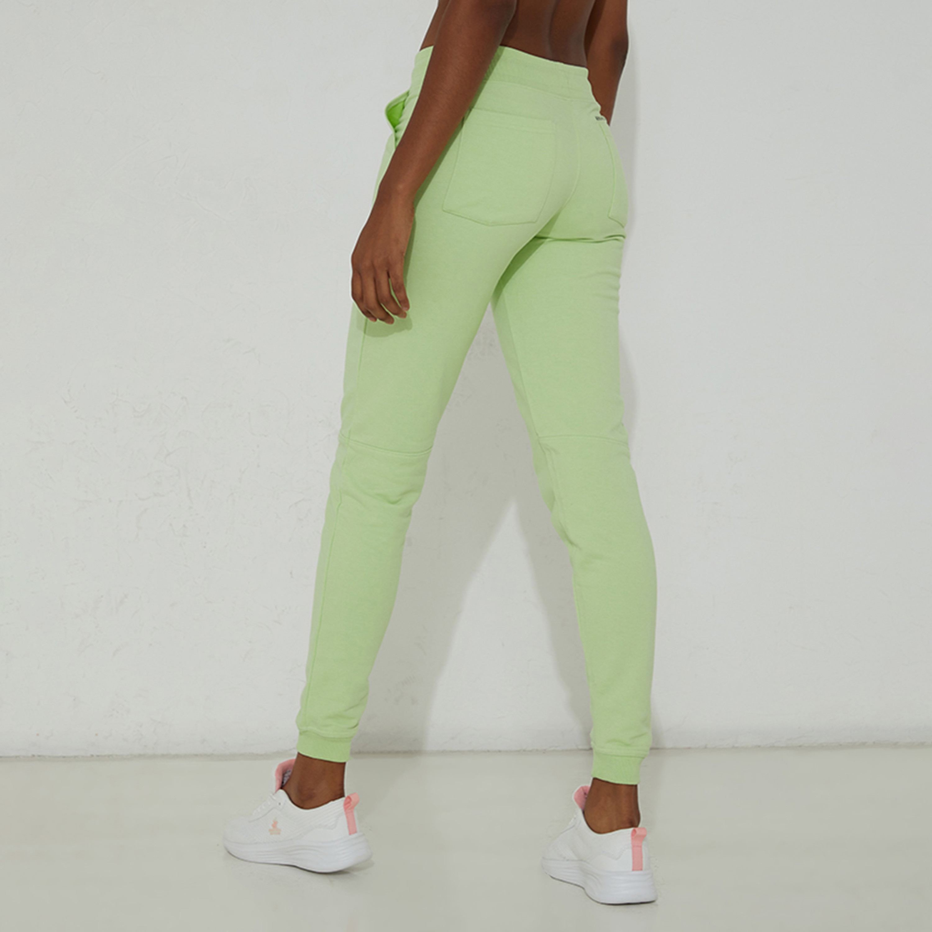 Aeropostale Plain Mid-Rise Drawstring Women's Joggers-women-clothing-bottoms-joggers-image-4