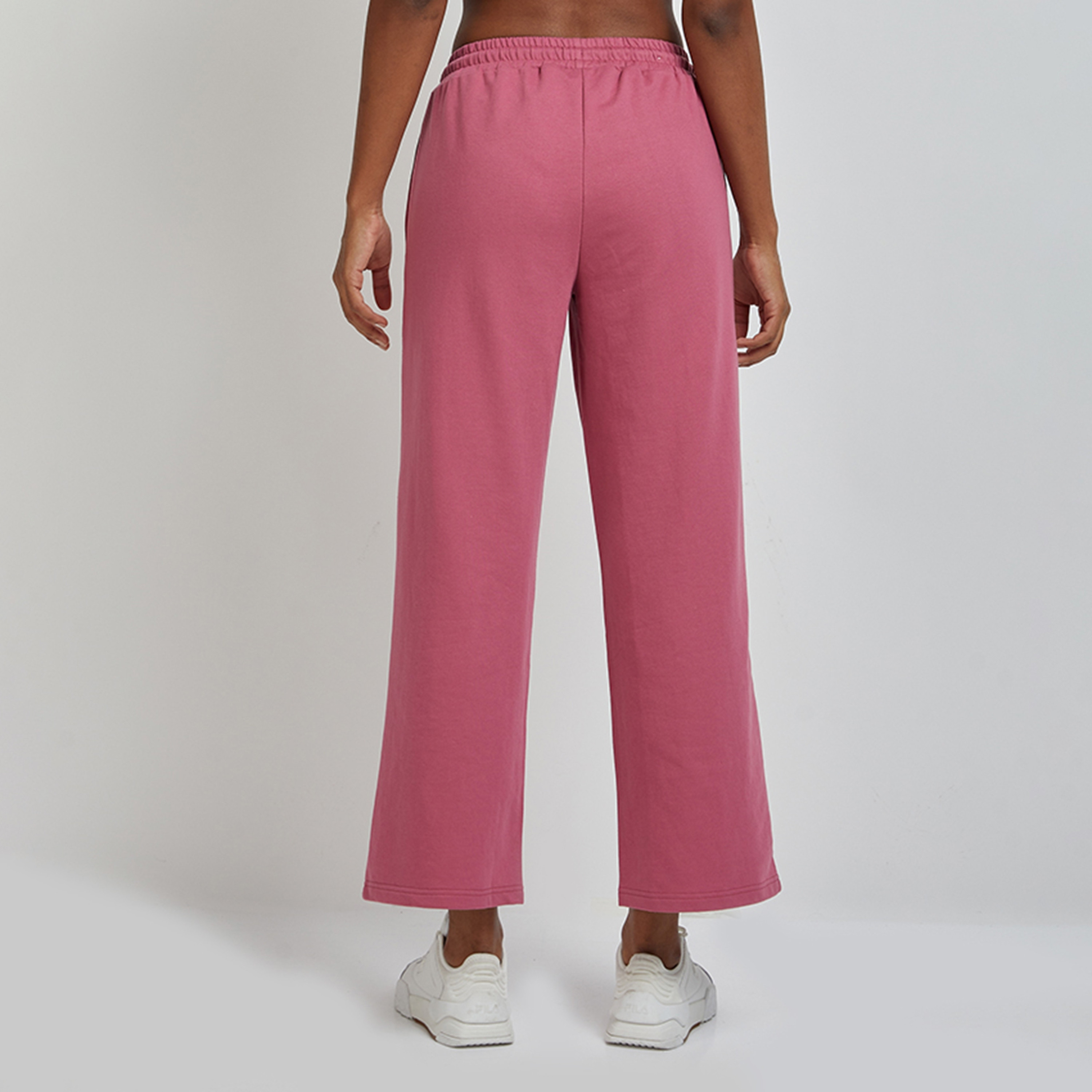 بنطال رياضي نسائي أبليك متوسط الارتفاع برباط من أيروبوستال-women-clothing-bottoms-joggers-image-8