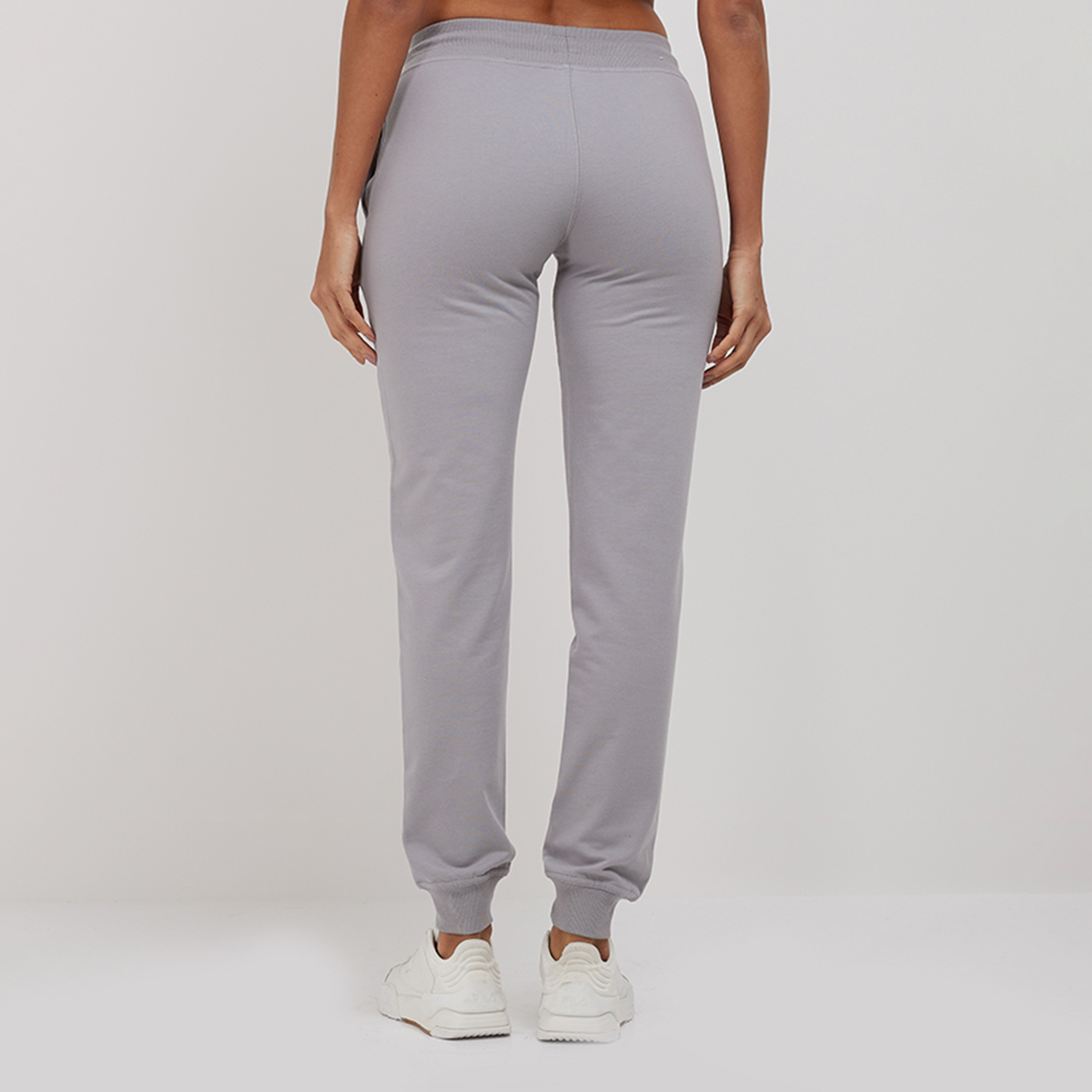بنطلون ركض نسائي بخصر متوسط ورباط بطبعة نصية من أيروبوستال-women-clothing-bottoms-joggers-image-8