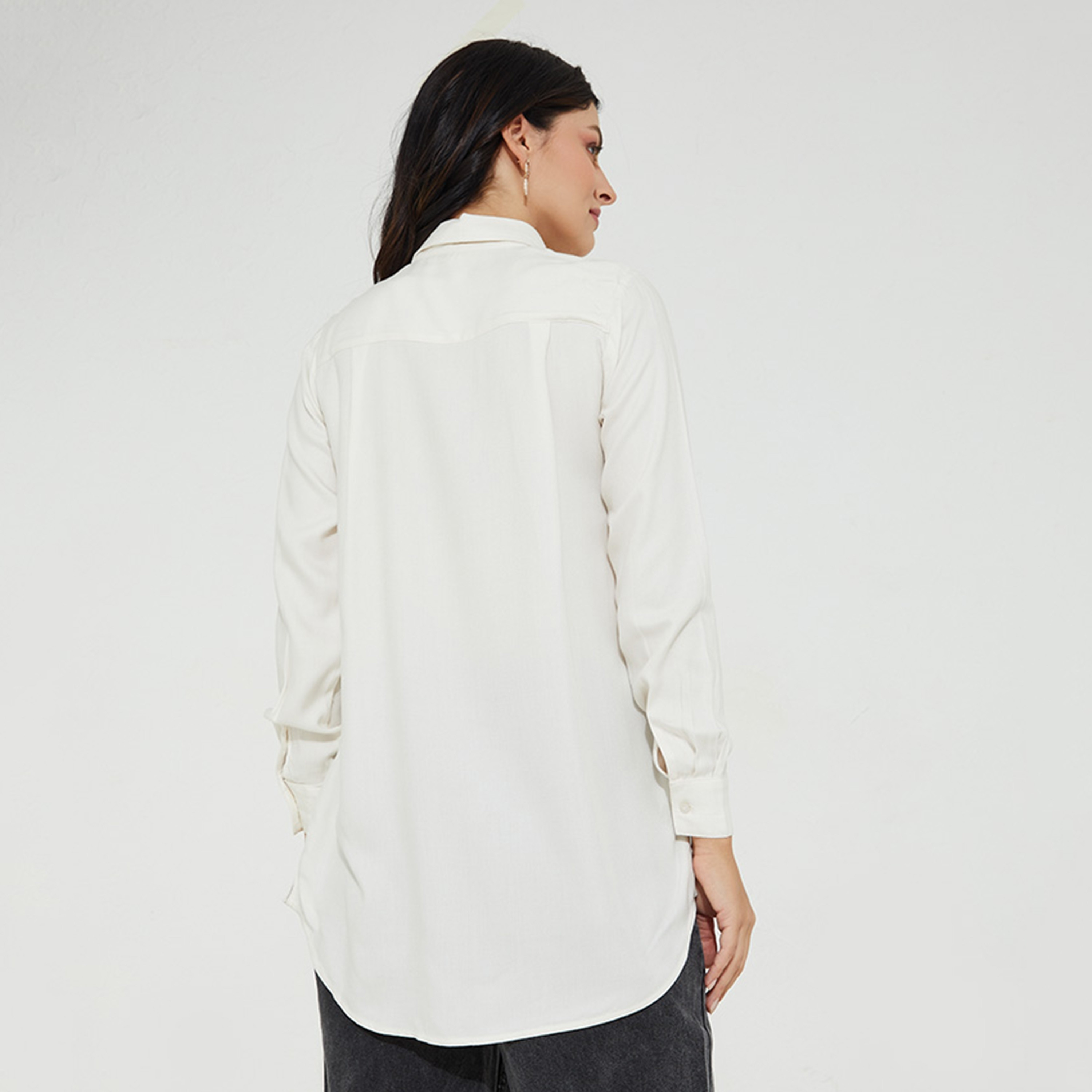 Aeropostale Plain Collared Long Sleeves Women's Shirt-women-clothing-shirtsandblouses-shirts-image-4